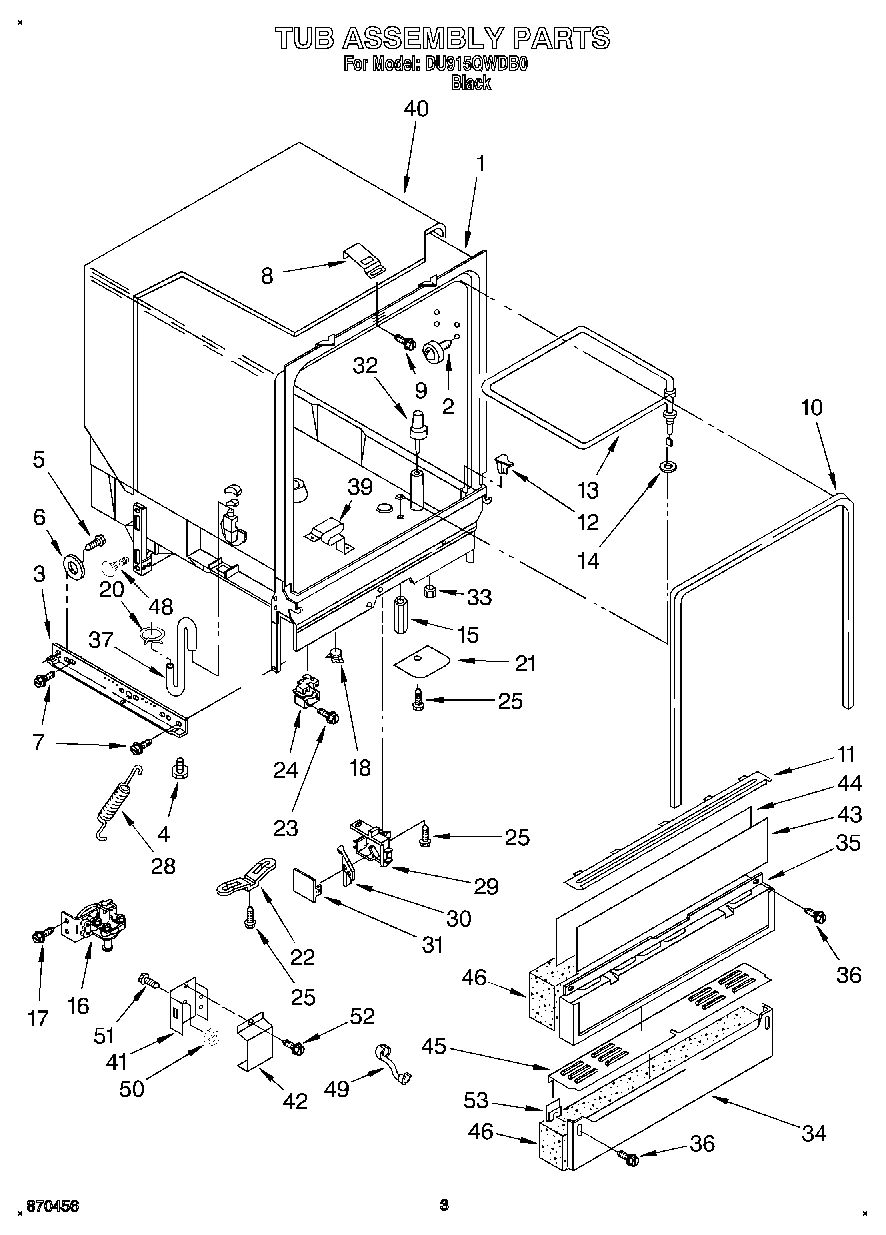 03 - TUB ASSEMBLY
