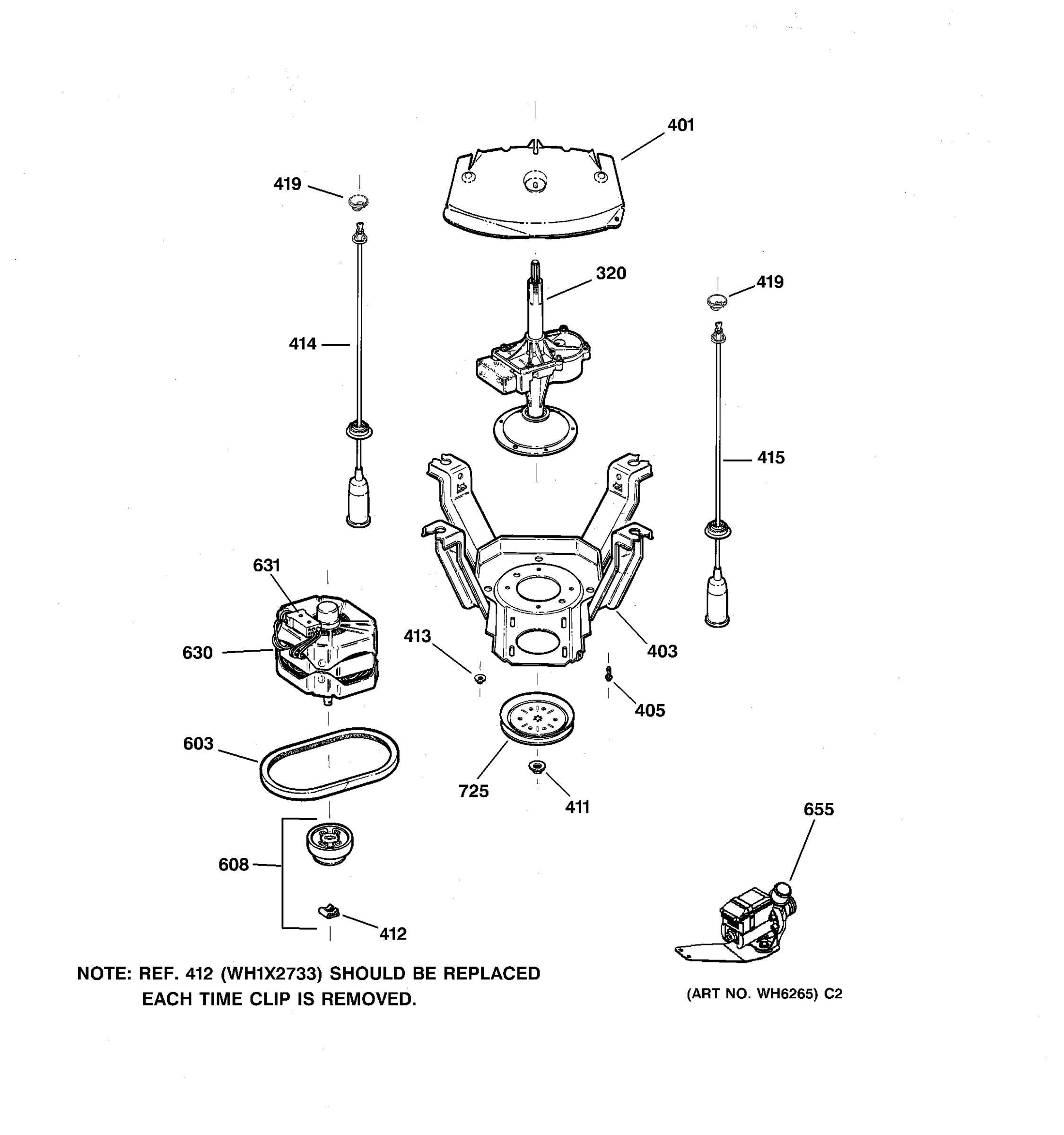 SUSPENSION, PUMP & DRIVE COMPONENTS