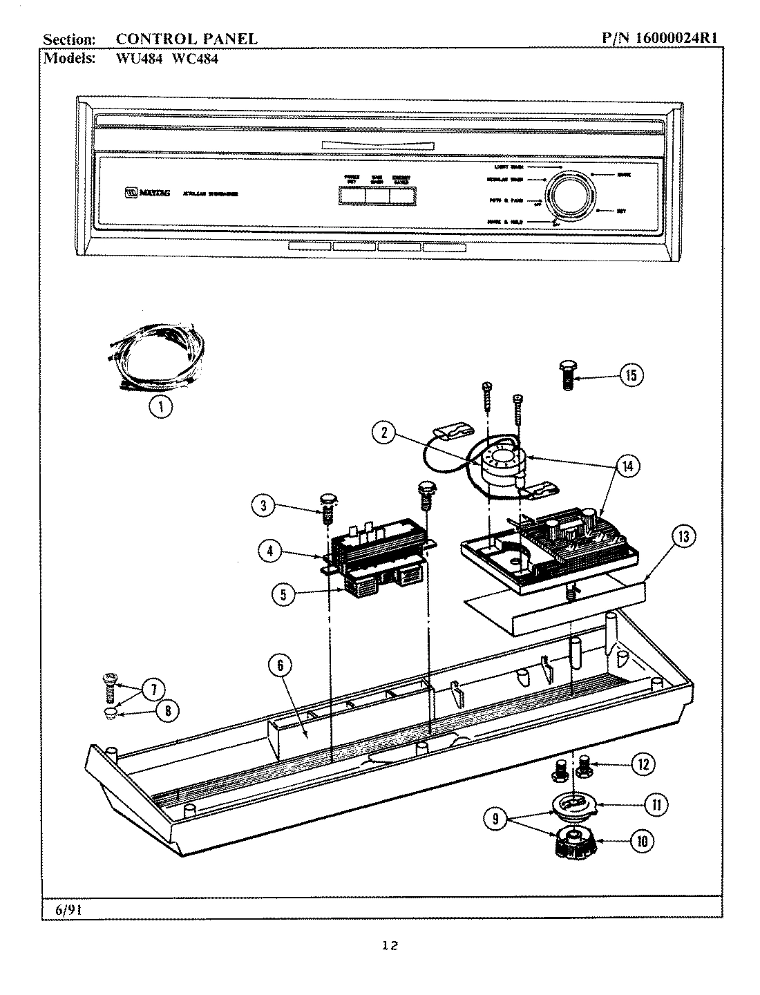 03 - CONTROL PANEL (WC484)