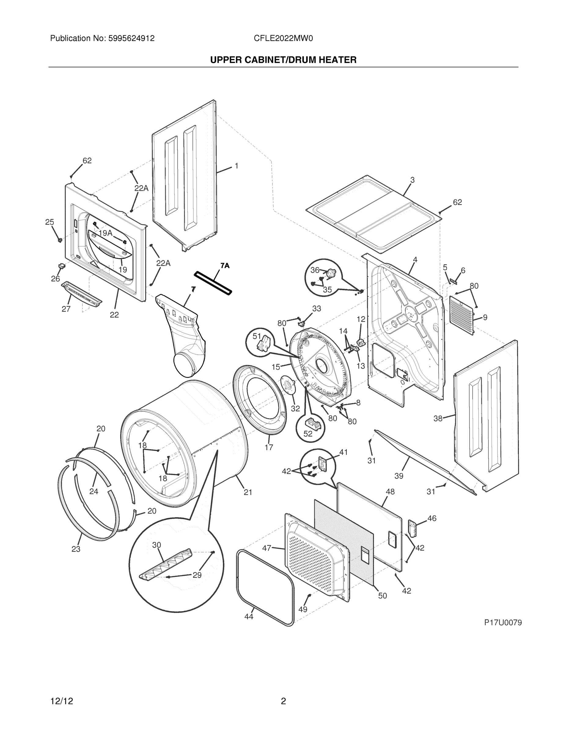 03 - UPPER CABINET/DRUM/HEATER