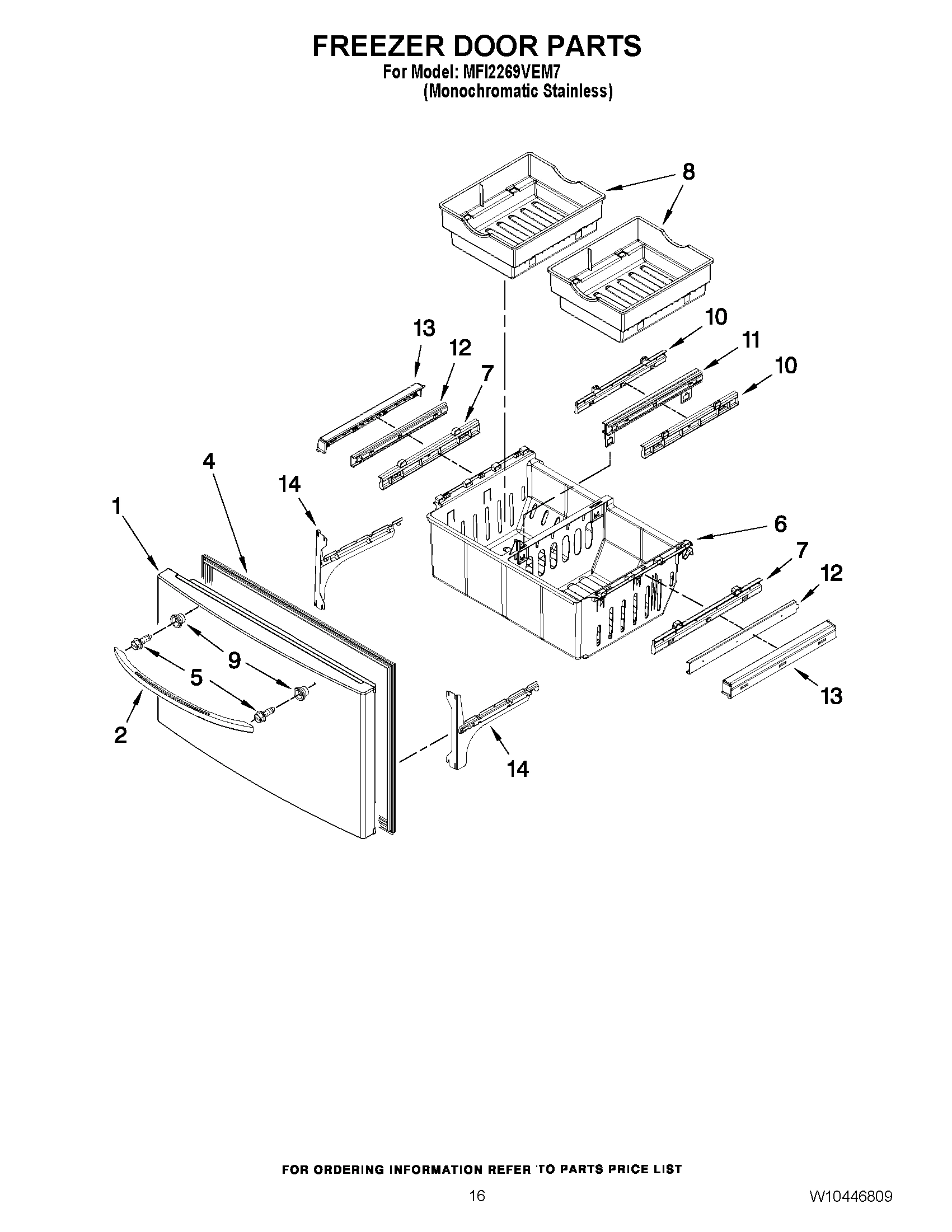 09 - FREEZER DOOR PARTS