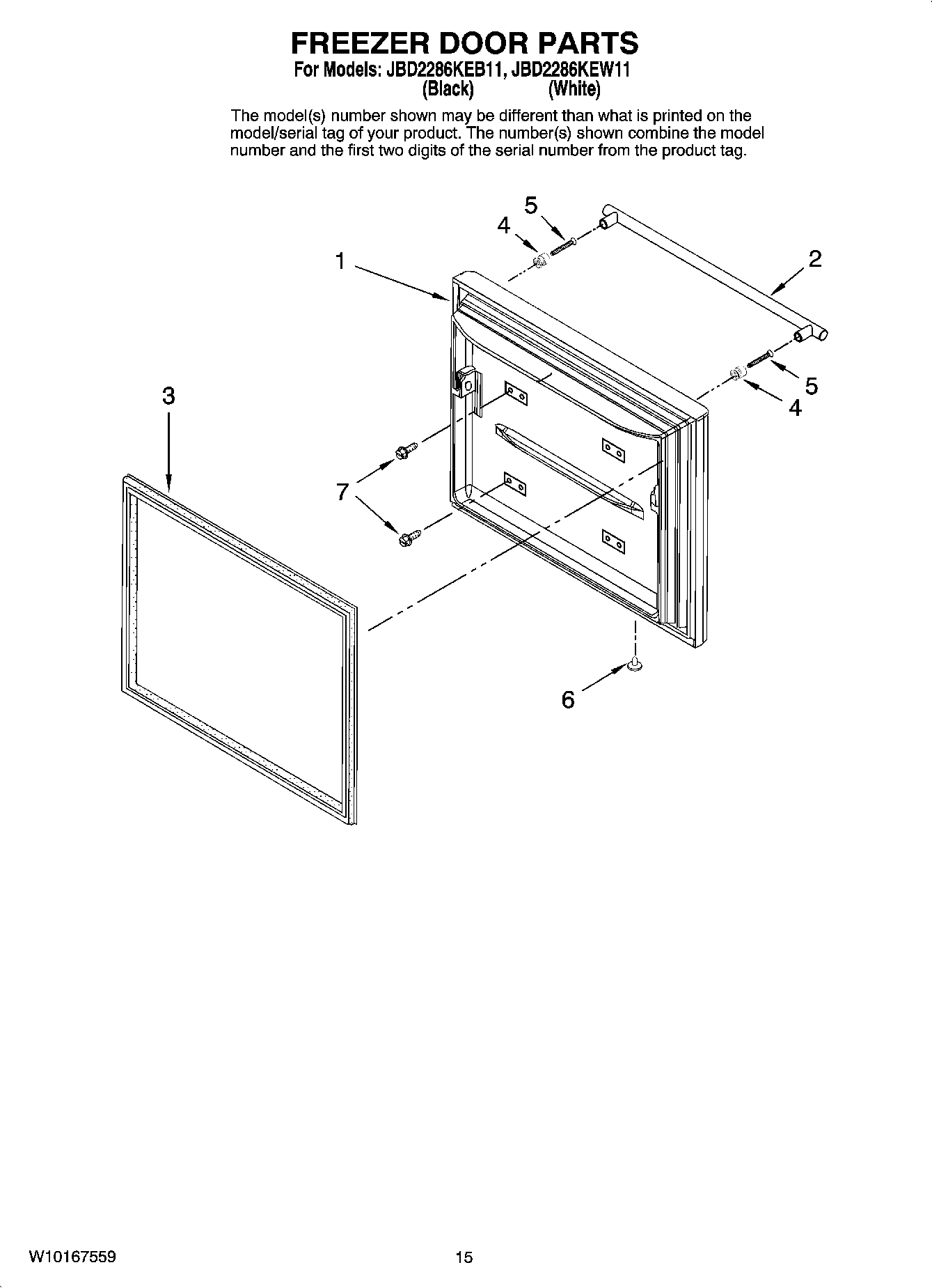 08 - FREEZER DOOR PARTS, OPTIONAL PARTS