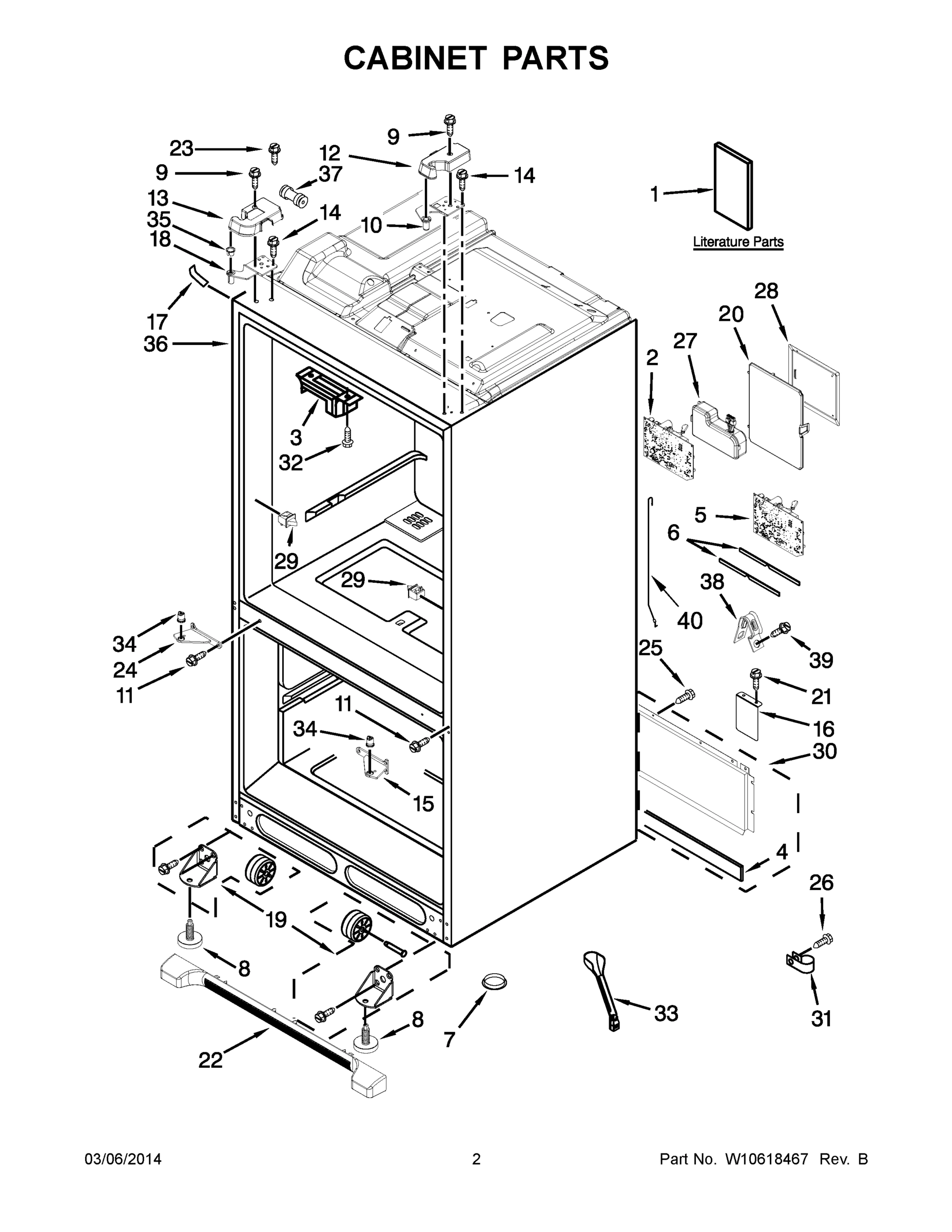 02 - CABINET PARTS