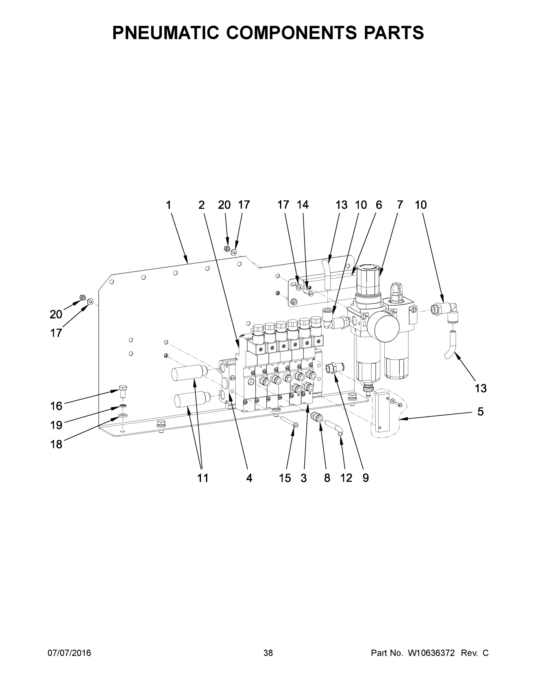 20 - PNEUMATIC COMPONENTS PARTS