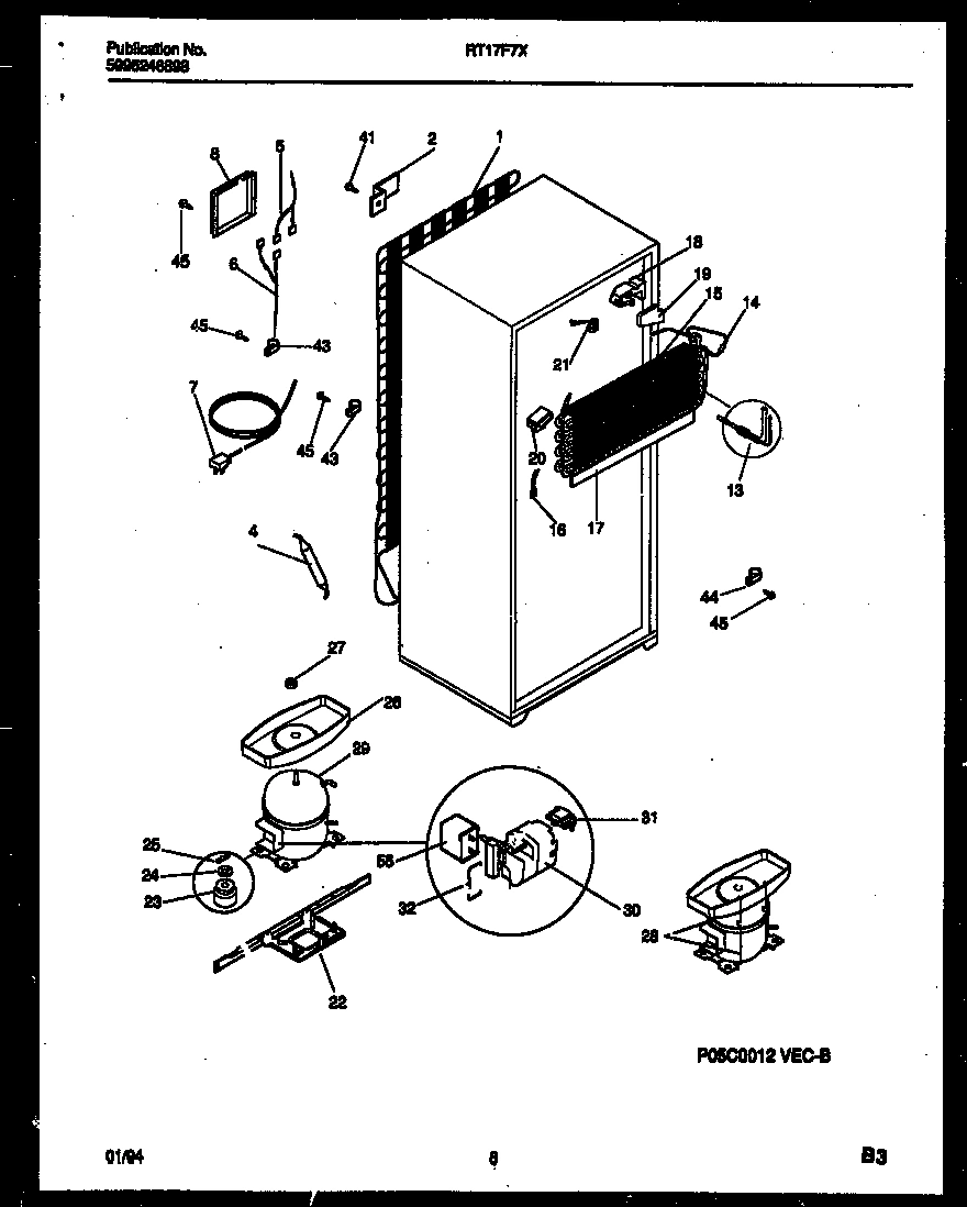 05 - SYSTEM AND AUTOMATIC DEFROST PARTS