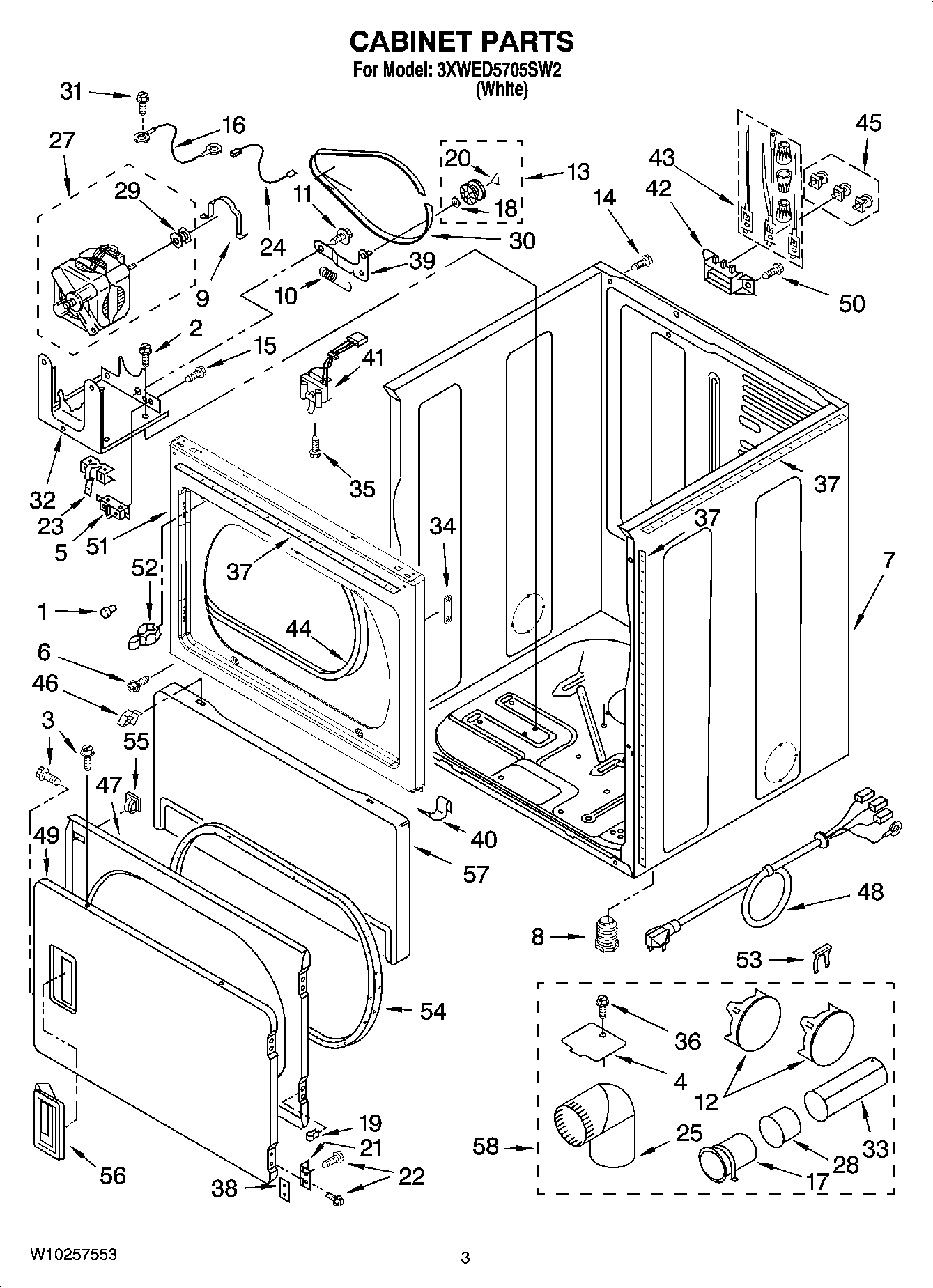 02 - CABINET PARTS