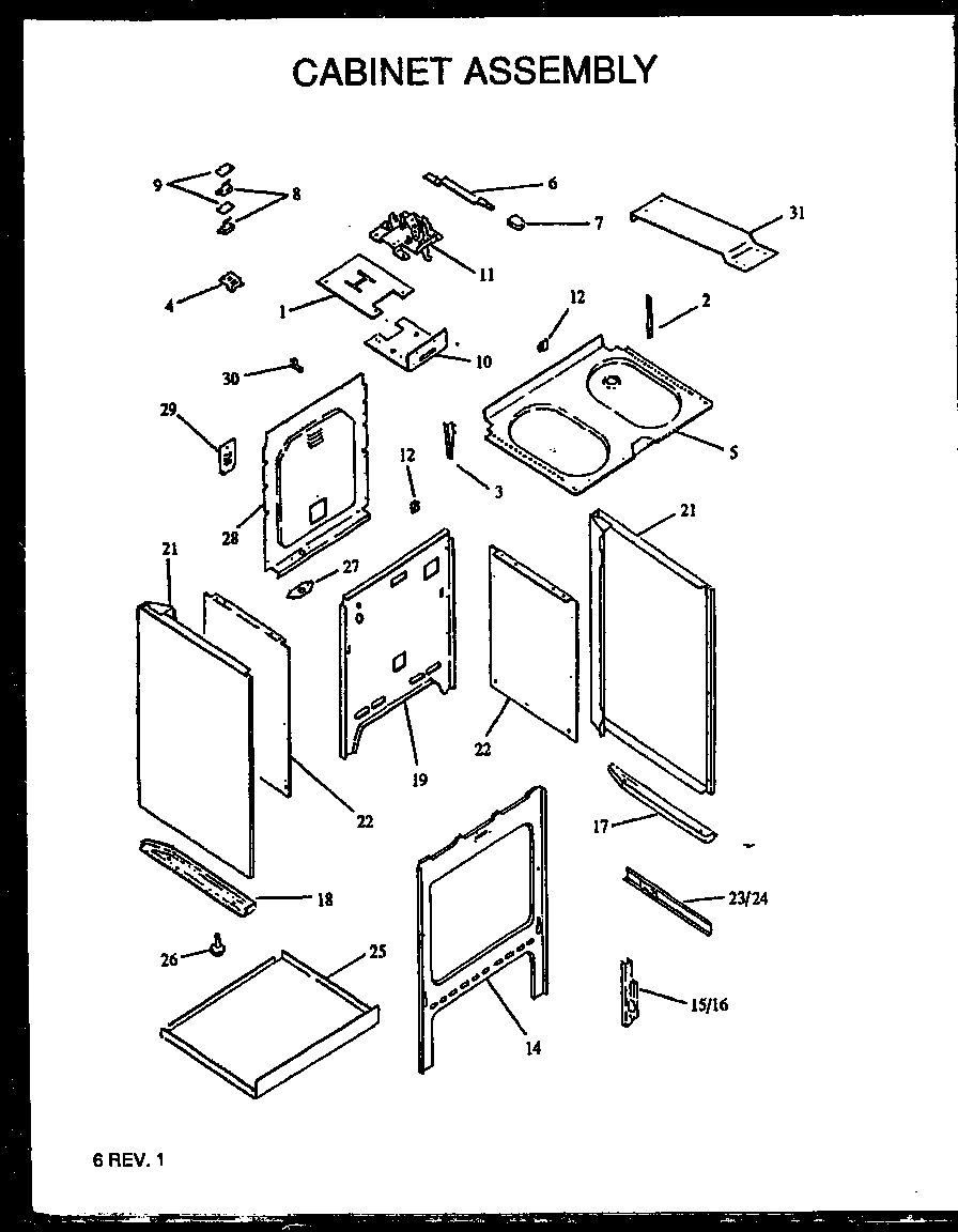 01 - CABINET ASSY