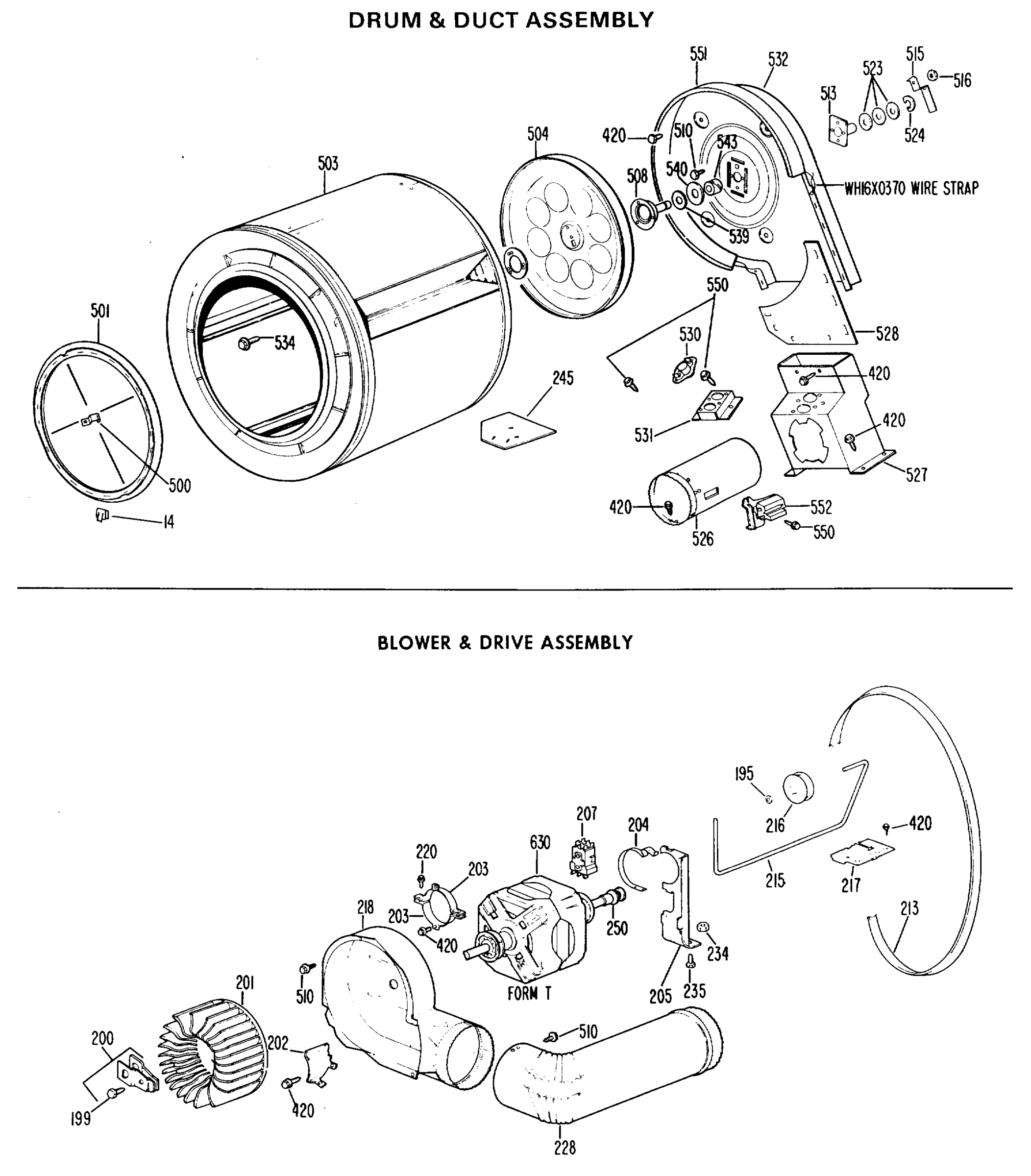 DRUM & DUCT ASSEMBLY
