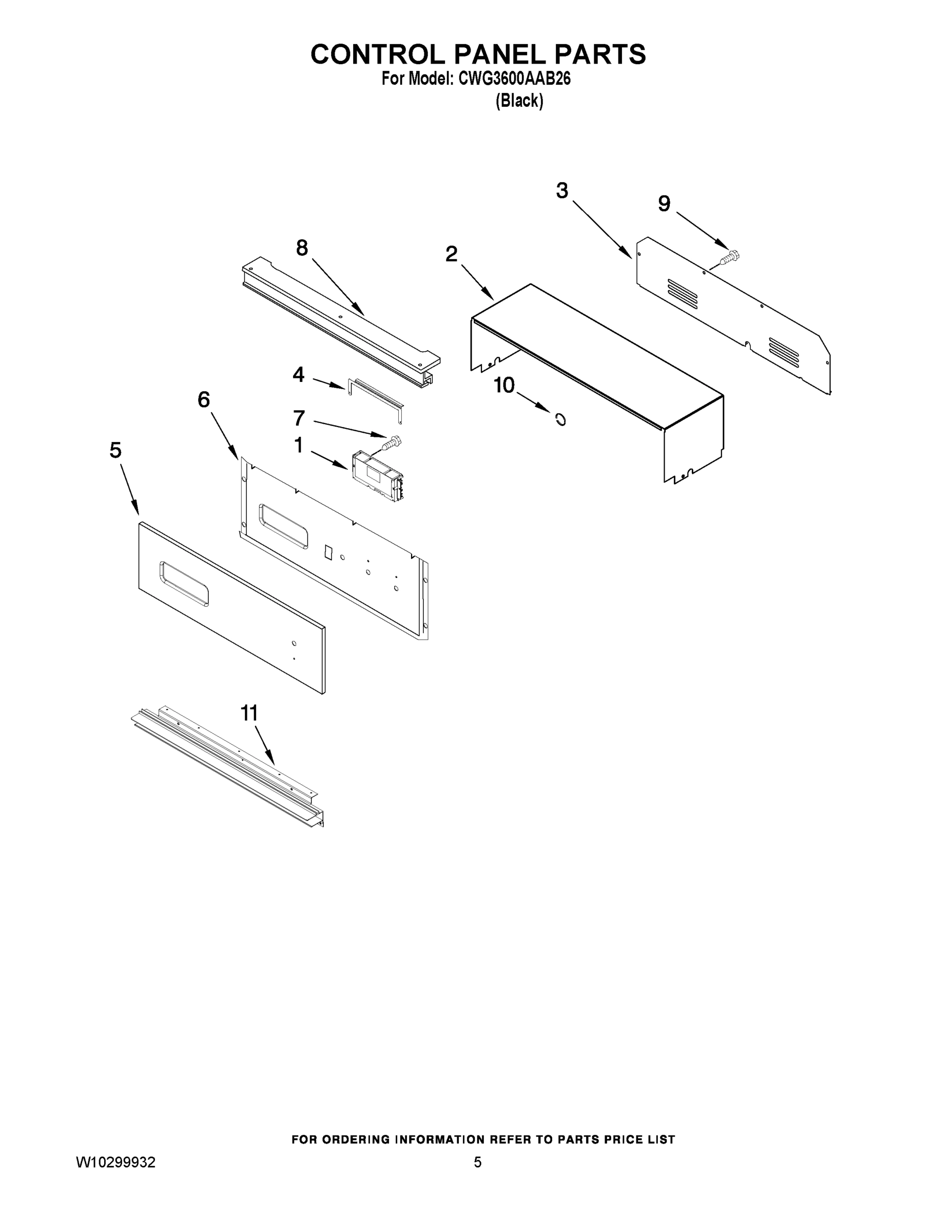 04 - CONTROL PANEL PARTS
