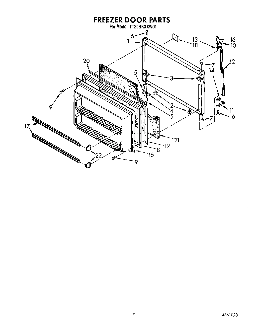 05 - FREEZER DOOR