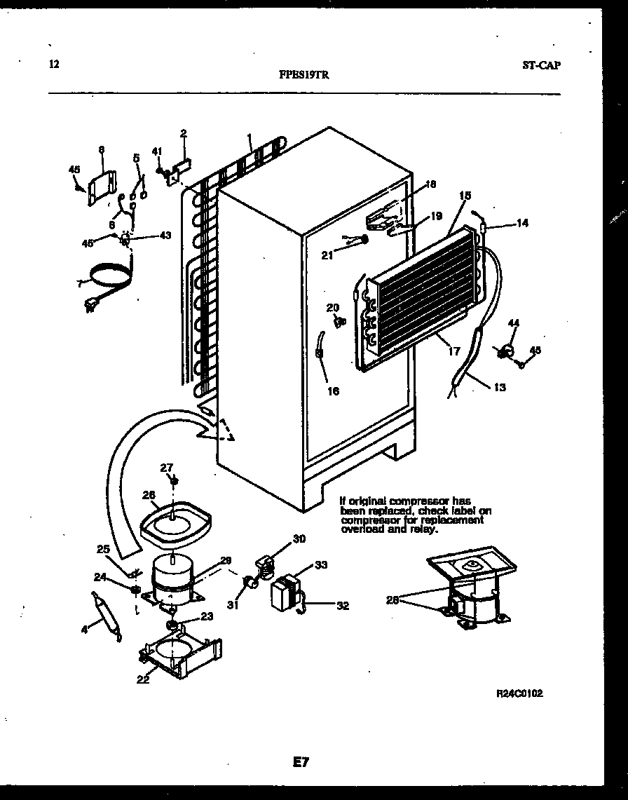 07 - SYSTEM AND AUTOMATIC DEFROST PARTS