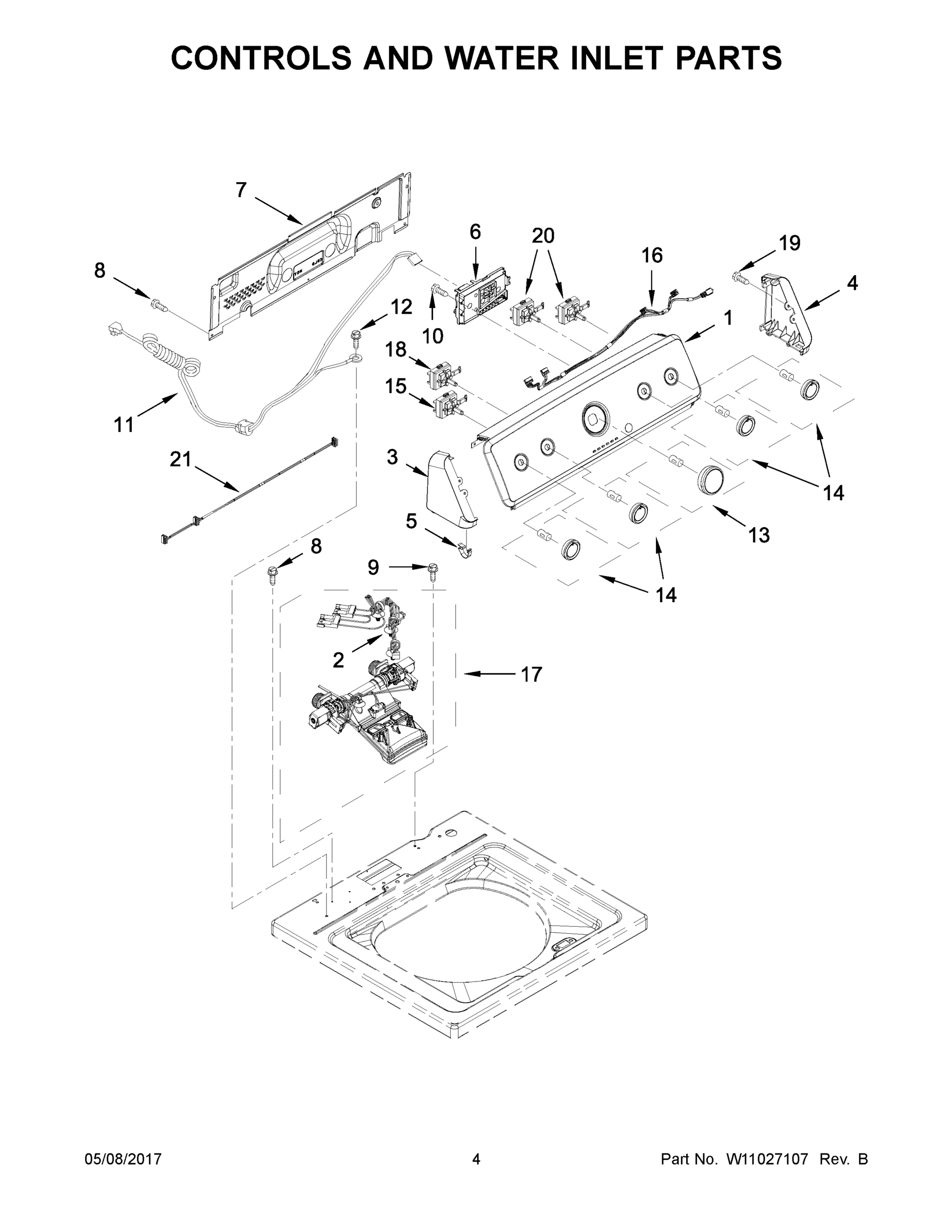 03 - CONTROLS AND WATER INLET PARTS