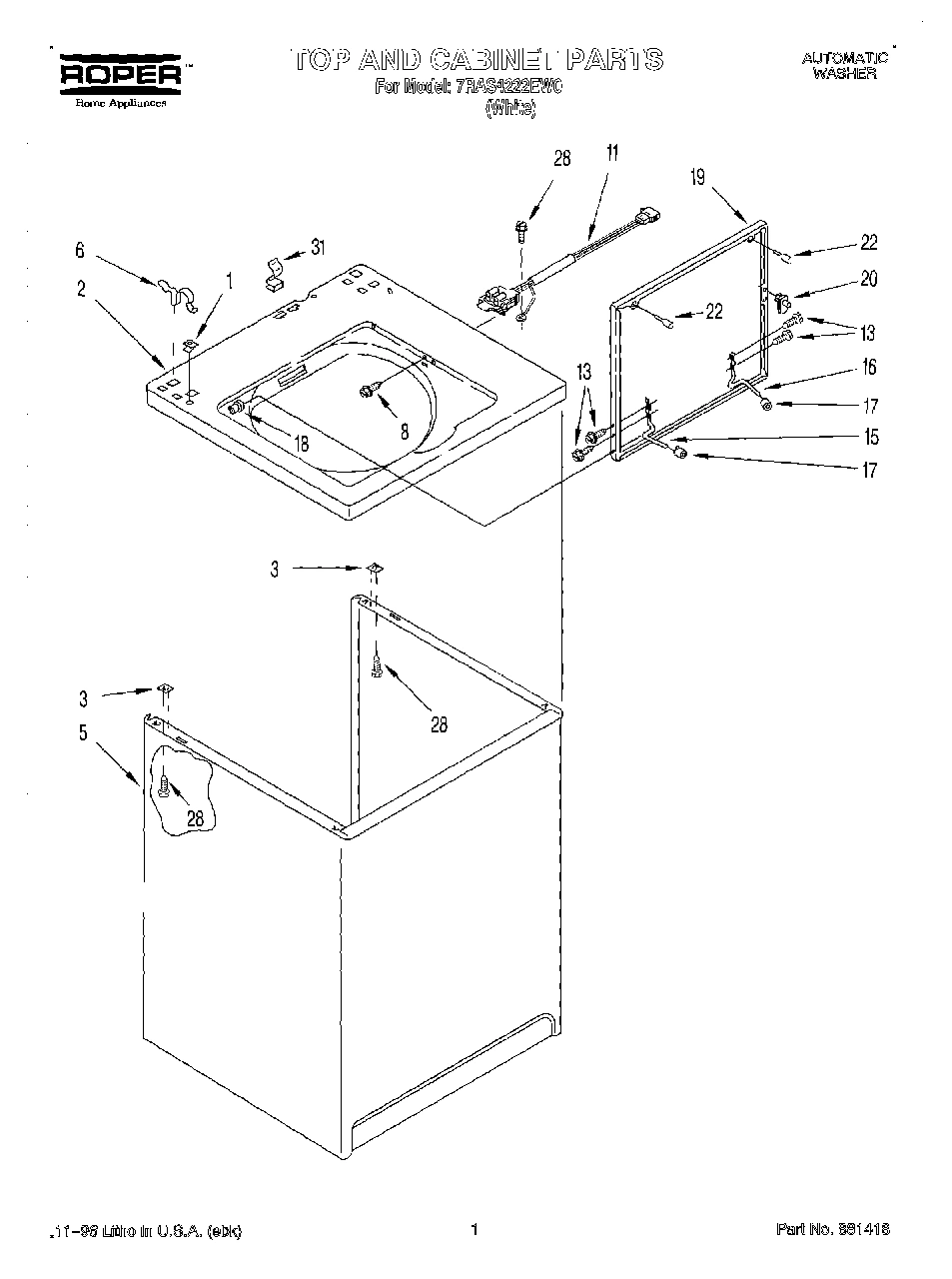 01 - TOP & CABINET