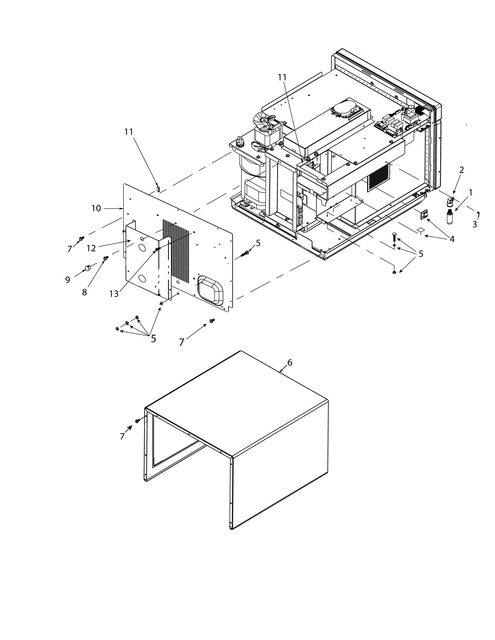WRAPPER / REAR COVER / LAMP