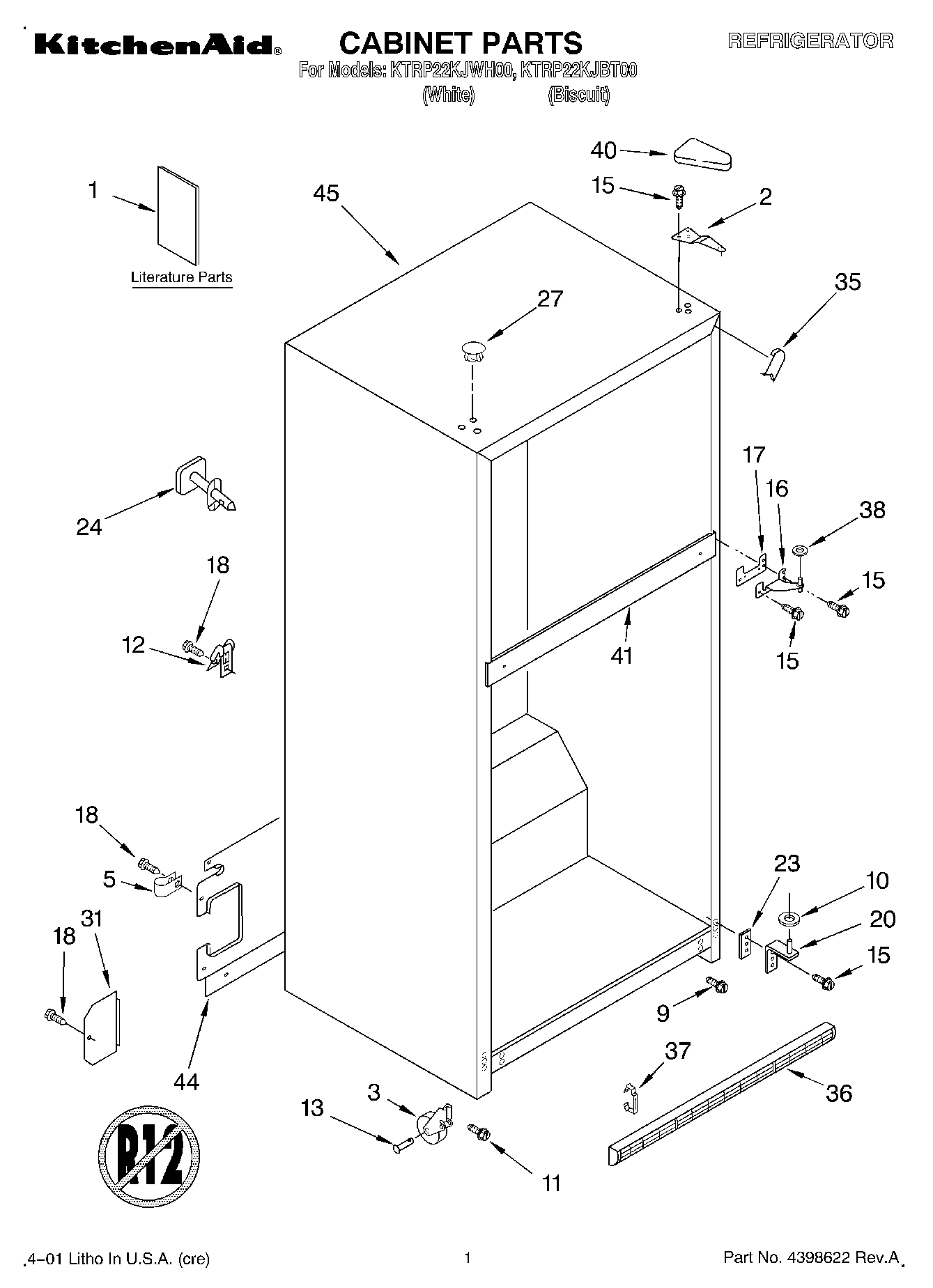 01 - CABINET, LITERATURE