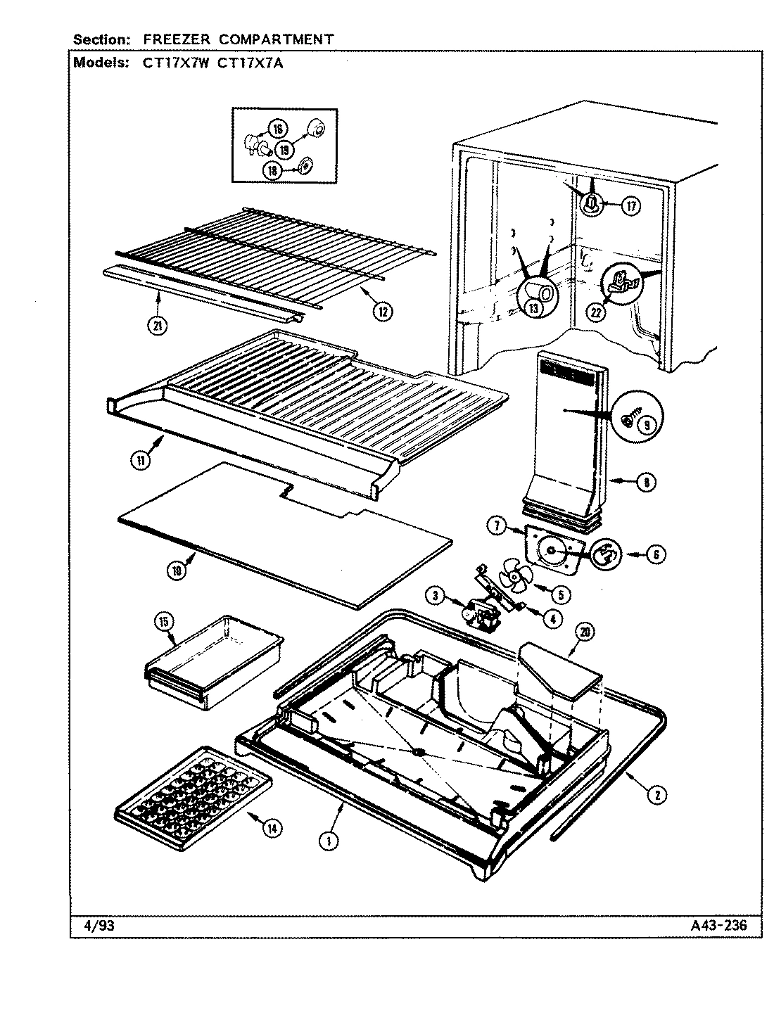 01 - FREEZER COMPARTMENT