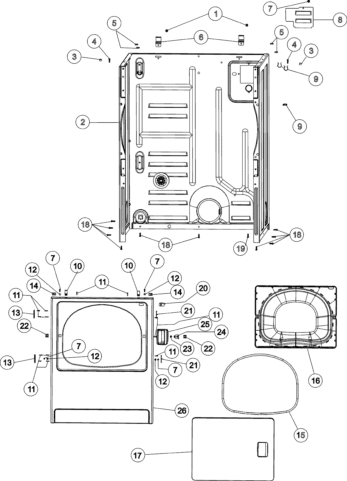 02 - CABINET & FRONT PANEL
