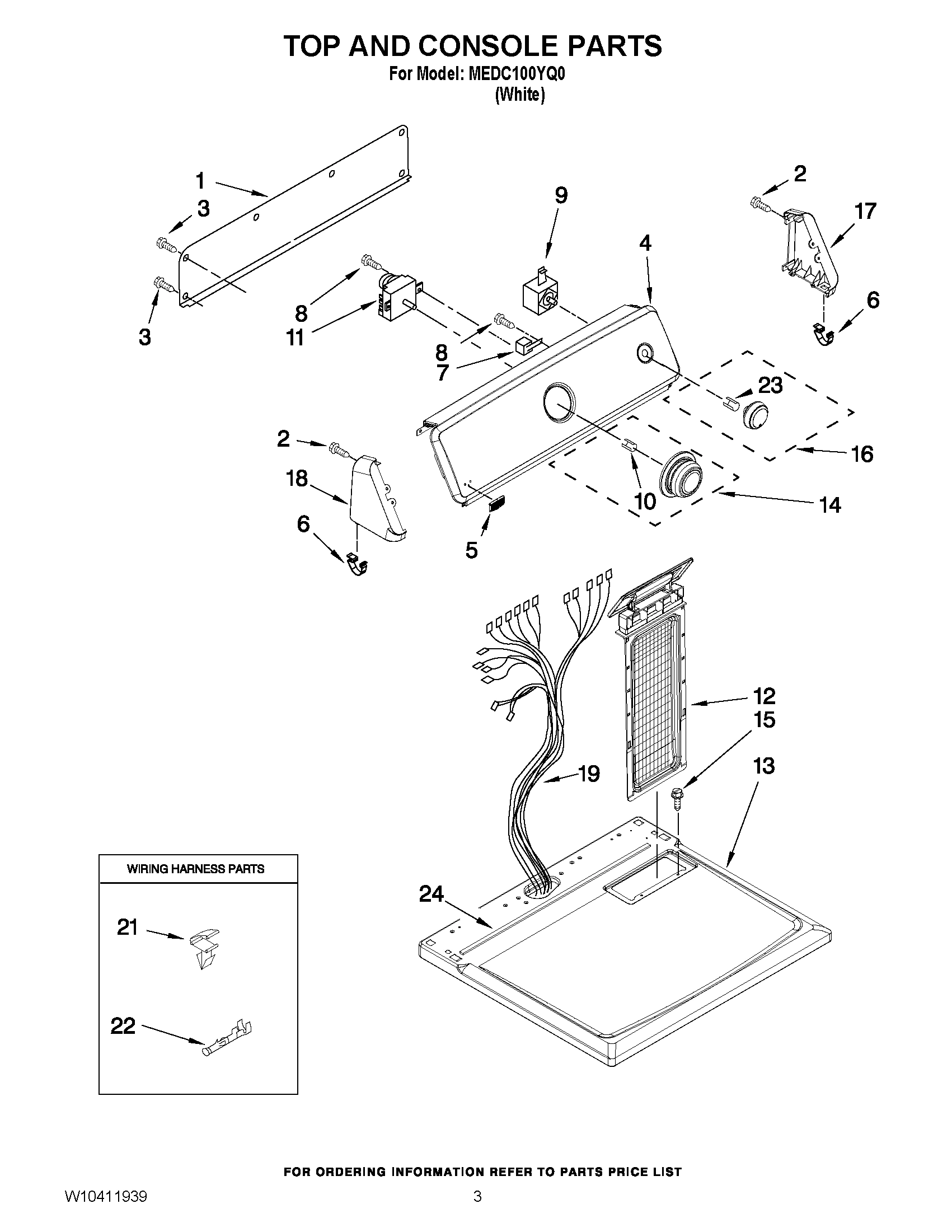 02 - TOP AND CONSOLE PARTS
