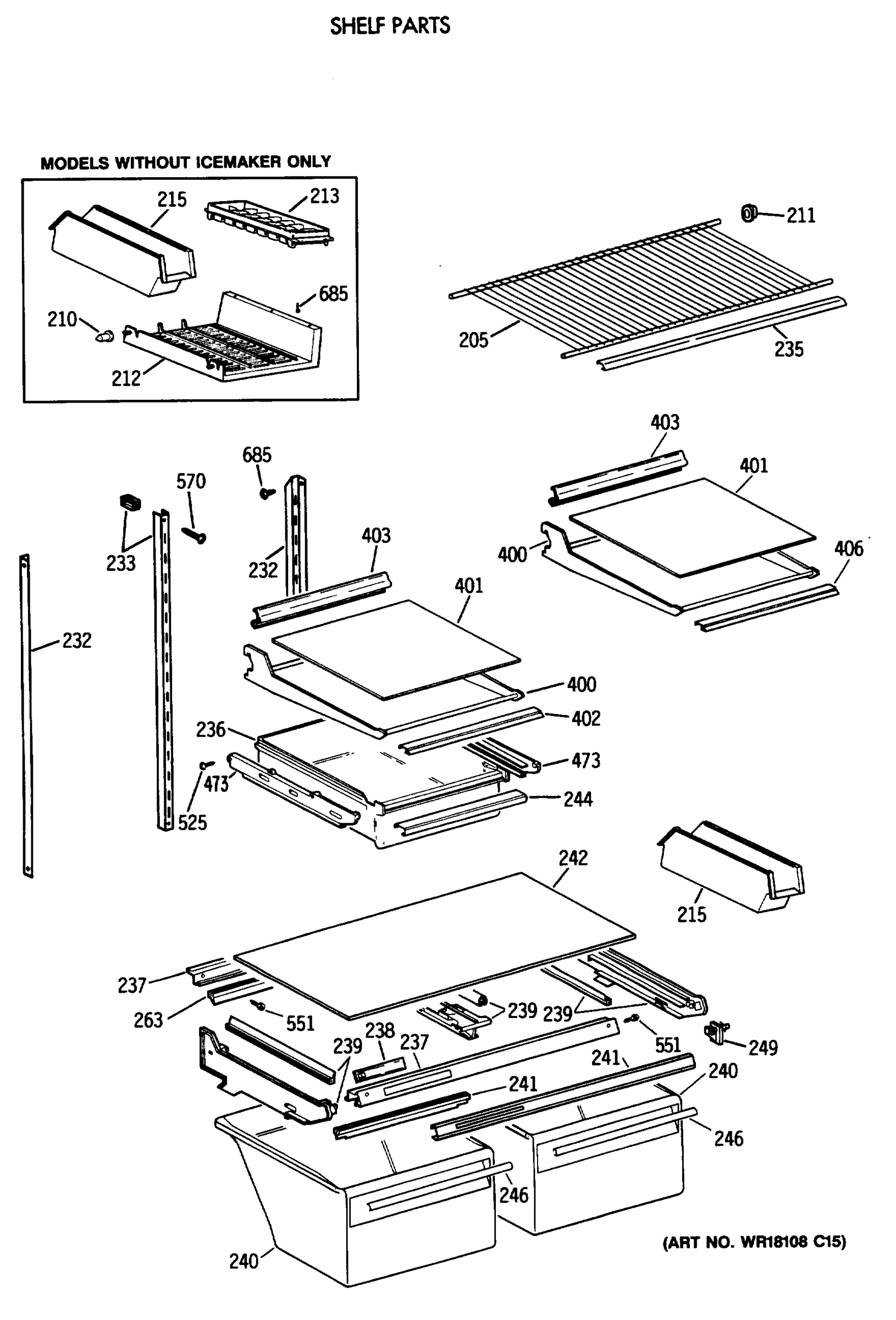SHELF PARTS