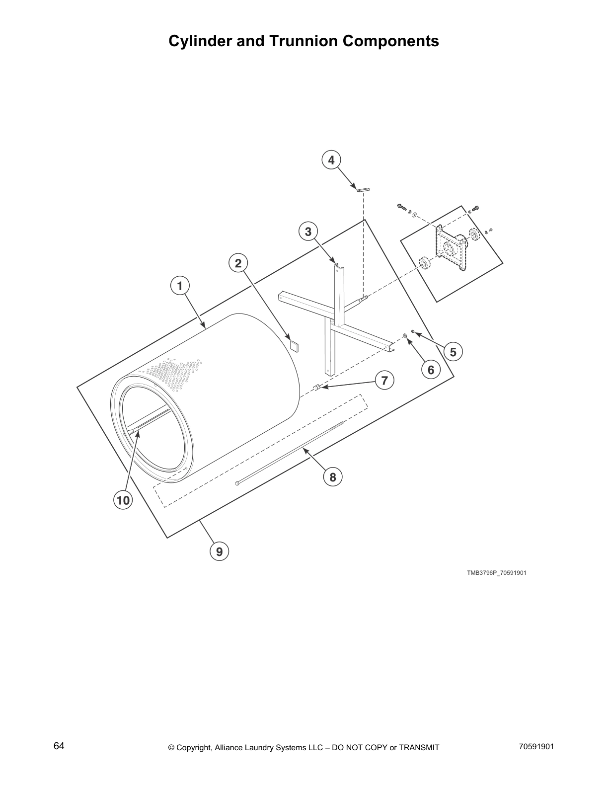 Cylinder and Trunnion Components