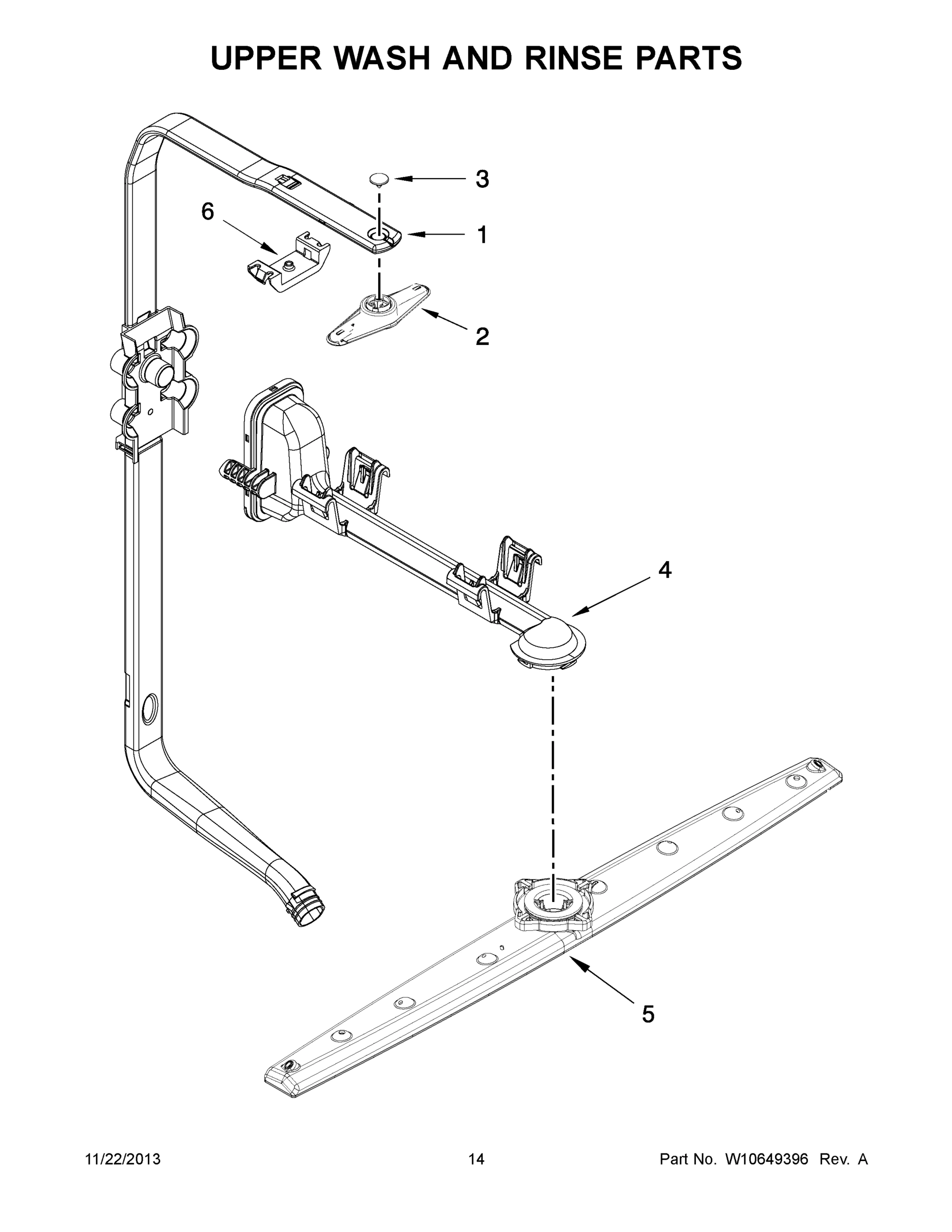 08 - UPPER WASH AND RINSE PARTS
