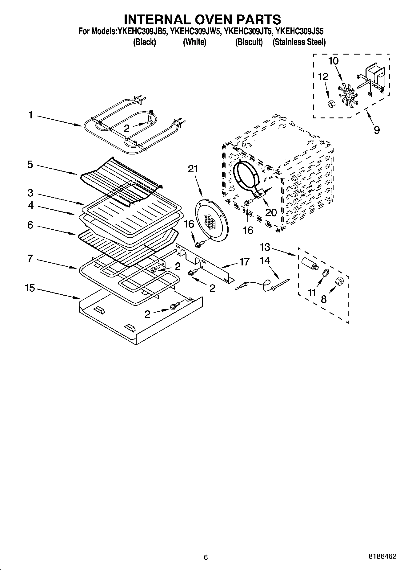 05 - INTERNAL OVEN PARTS