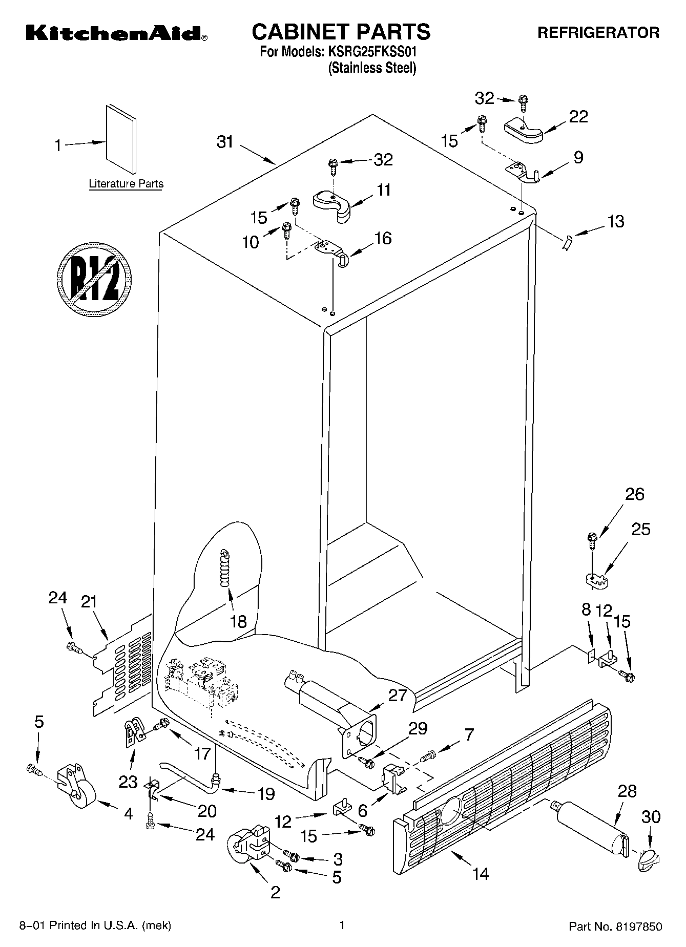 01 - CABINET, LITERATURE