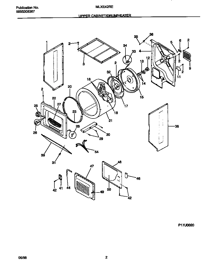02 - UPPER CABINET/DRUM/HEATER
