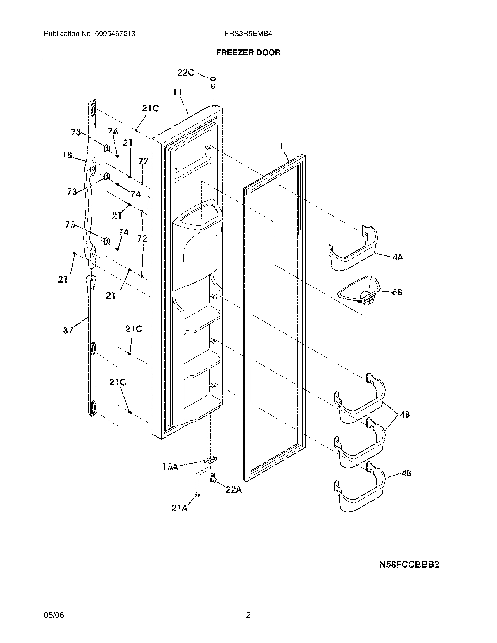 03 - FREEZER DOOR
