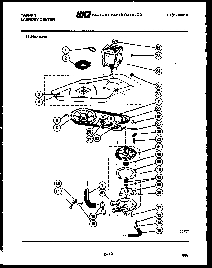 06 - WASHER DRIVE SYSTEM AND PUMP