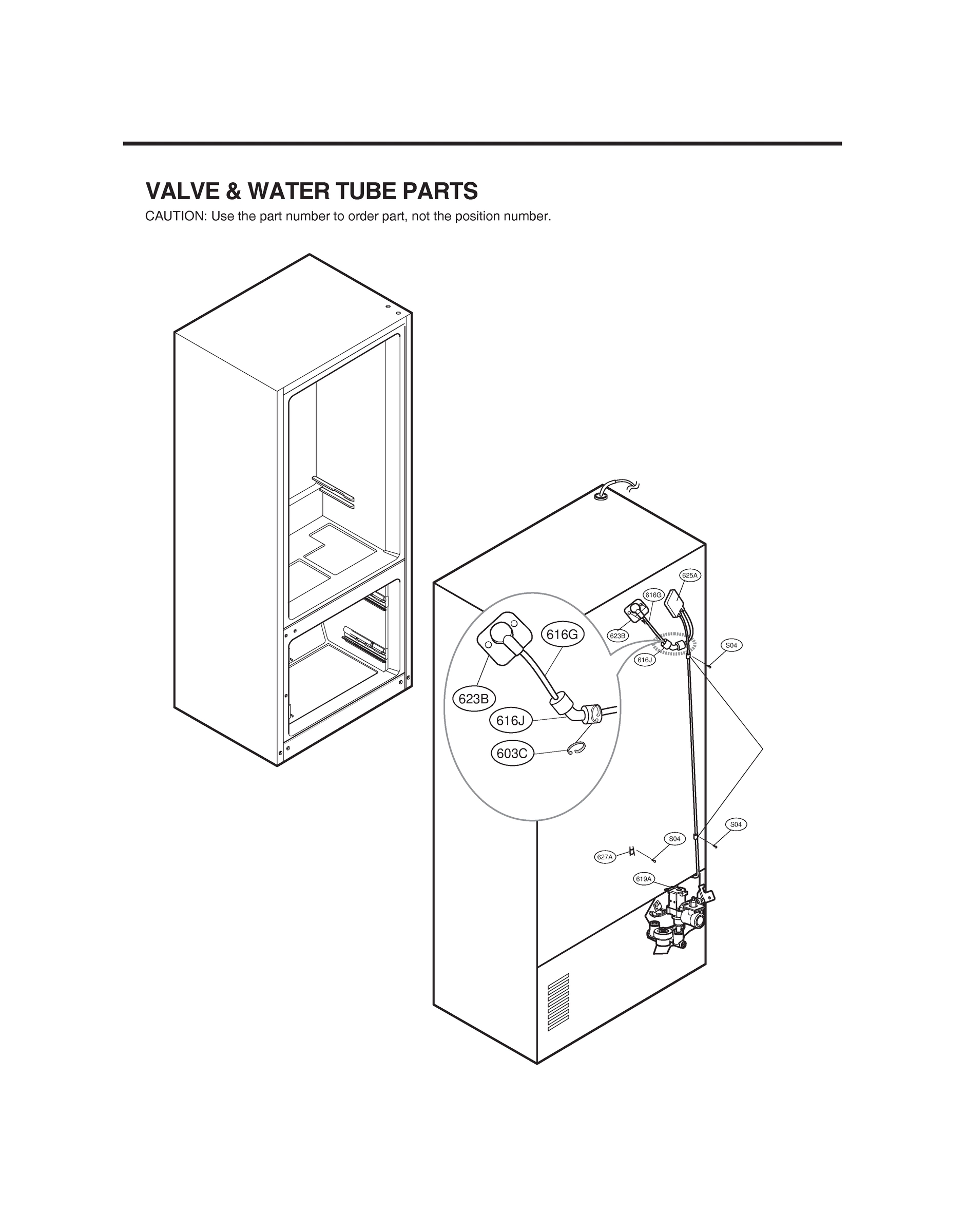 VALVE & WATER TUBE PARTS