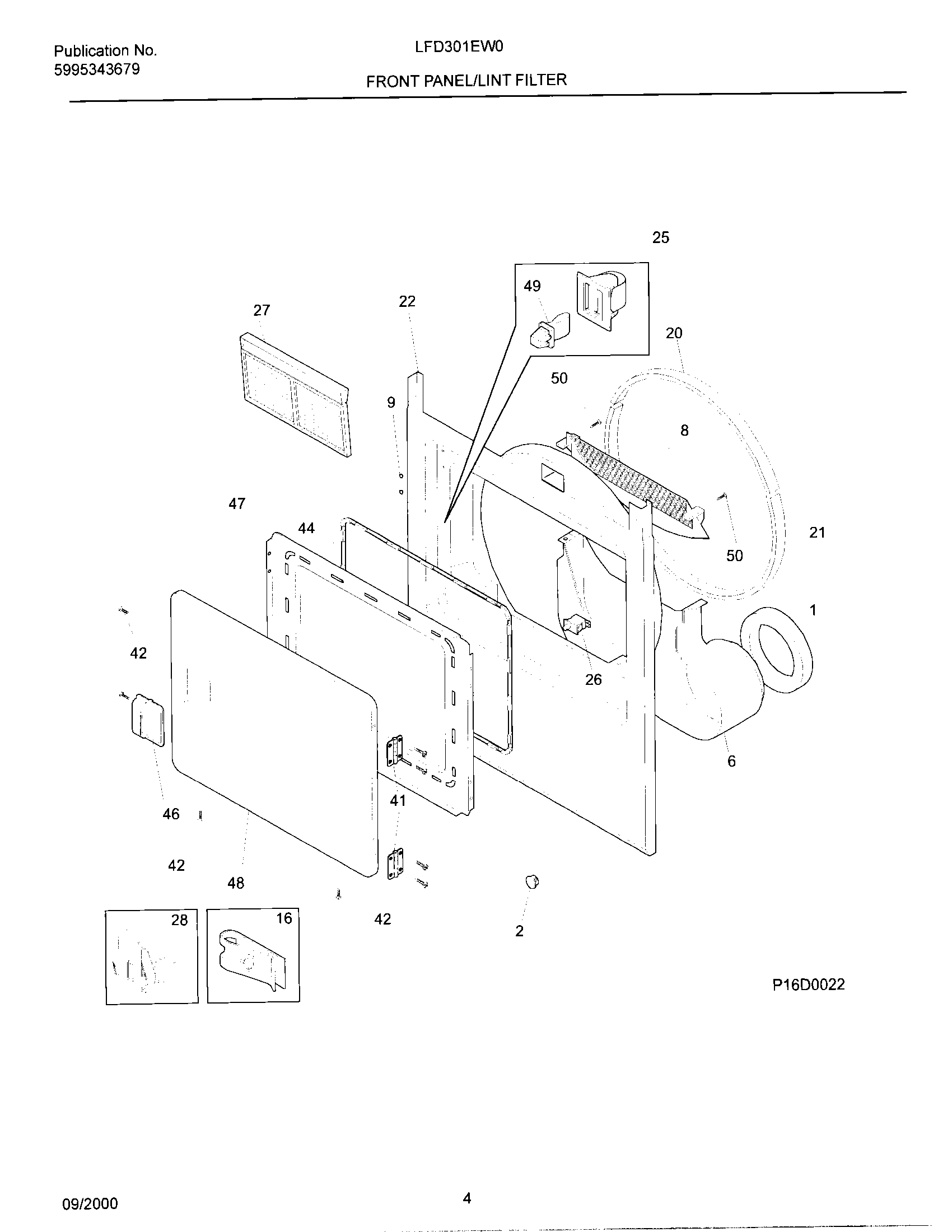 05 - FRONT PANEL/LINT FILTER