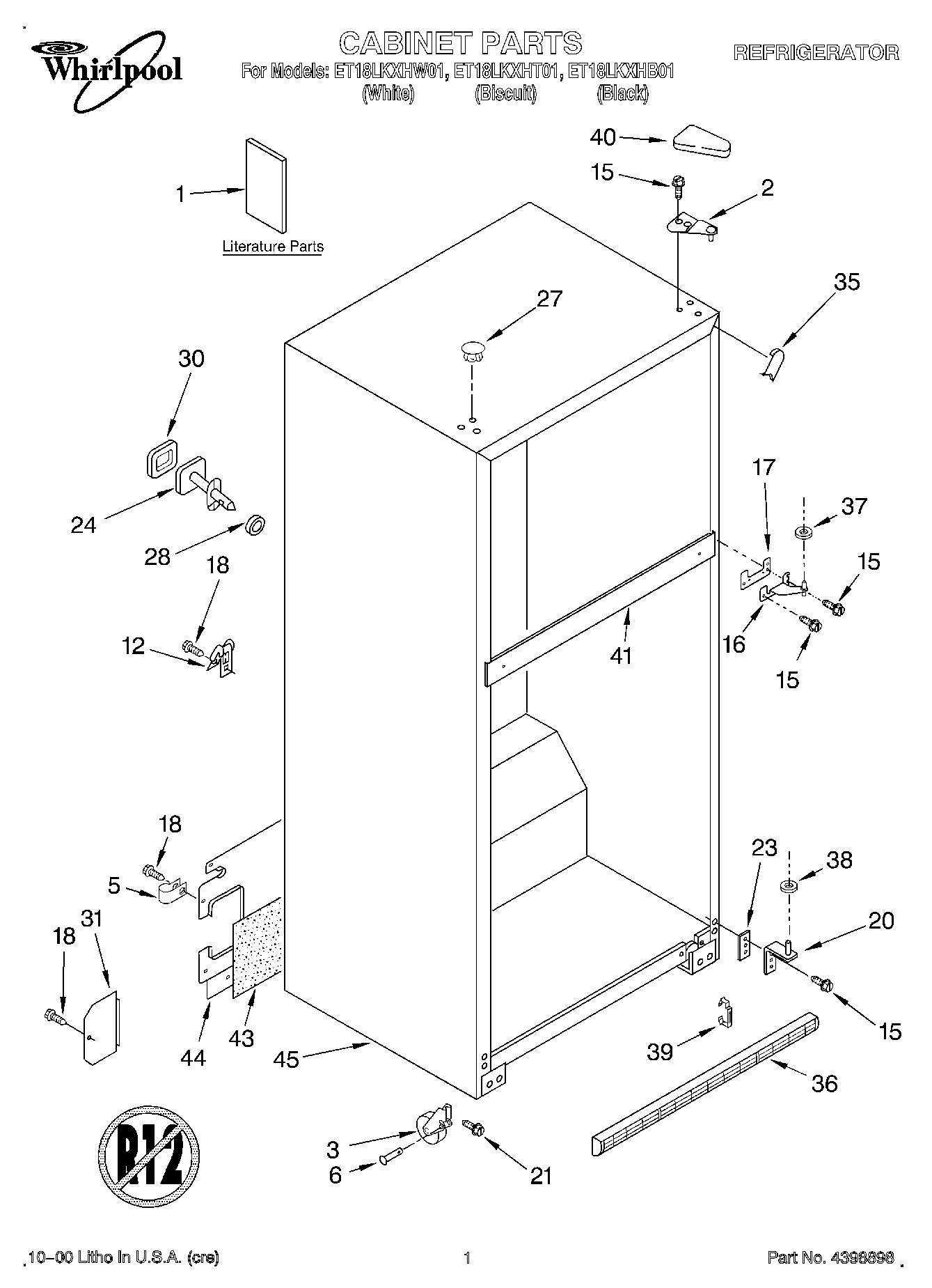 01 - CABINET, LITERATURE