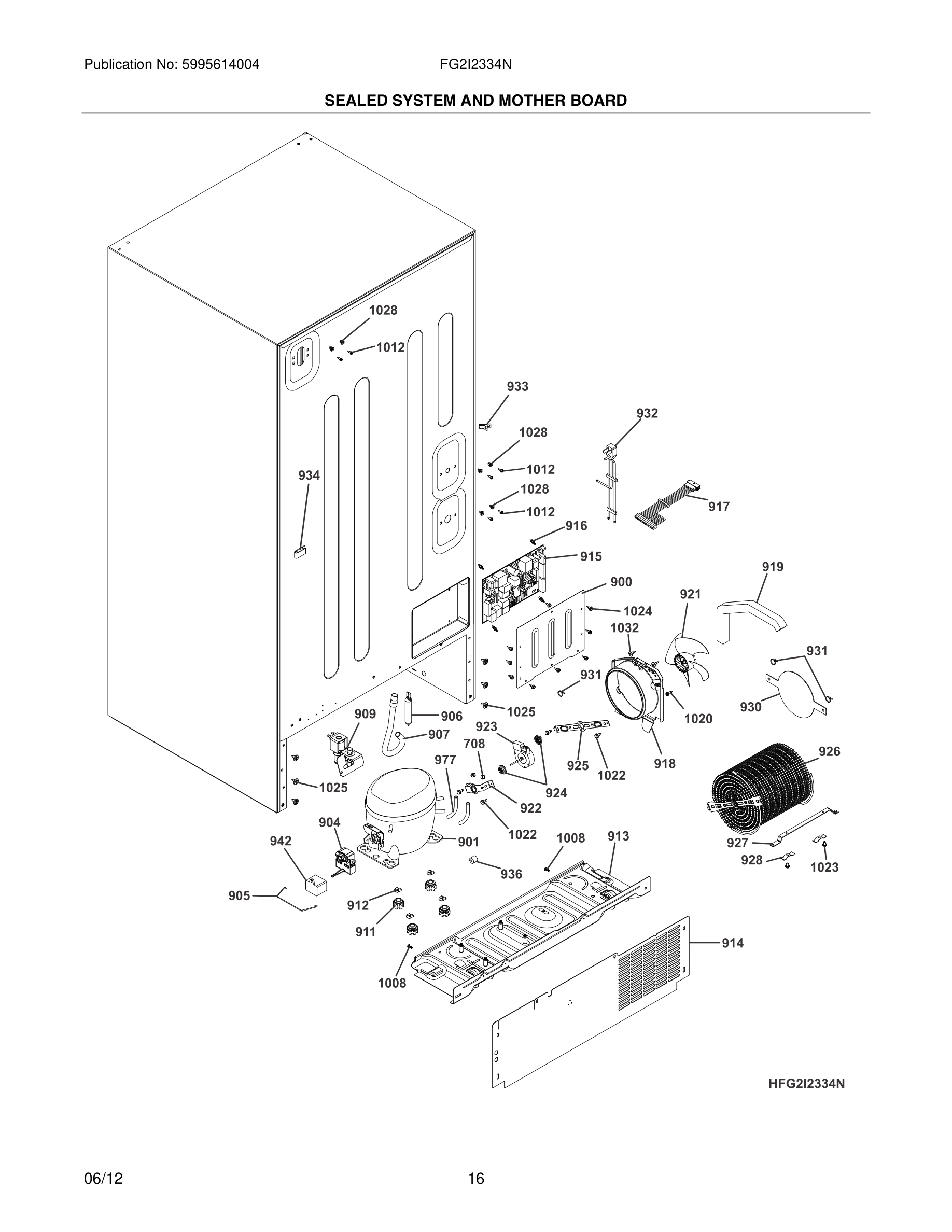 17 - SEALED SYSTEM AND MOTHER BOARD