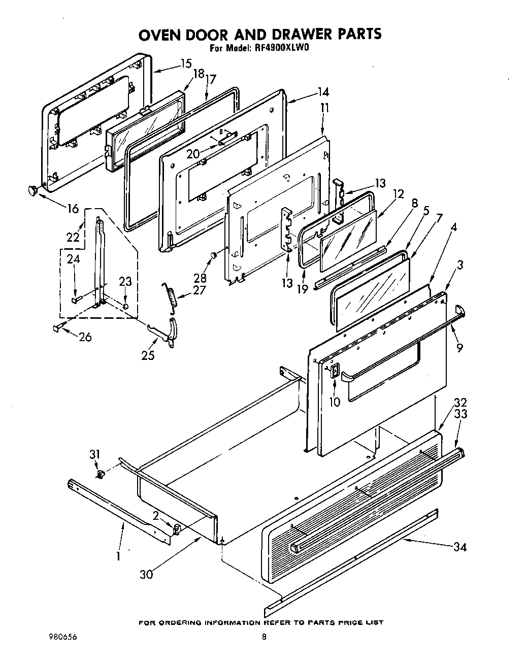 05 - OVEN DOOR AND DRAWER