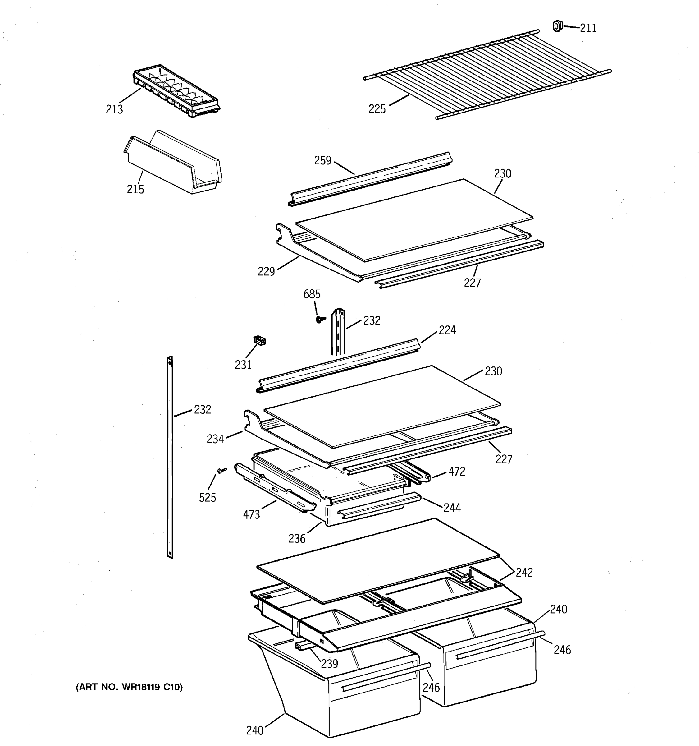 SHELVES