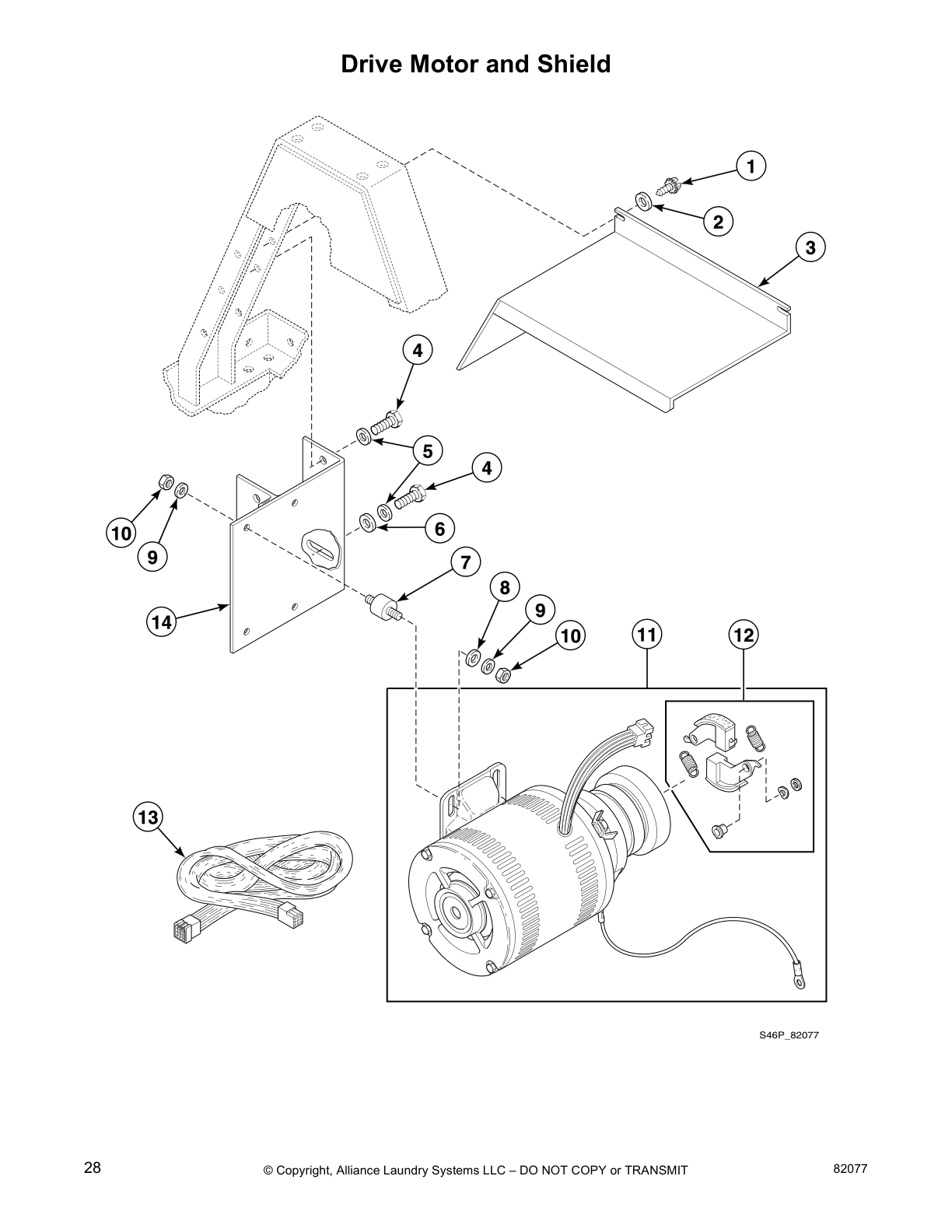 Drive Motor and Shield