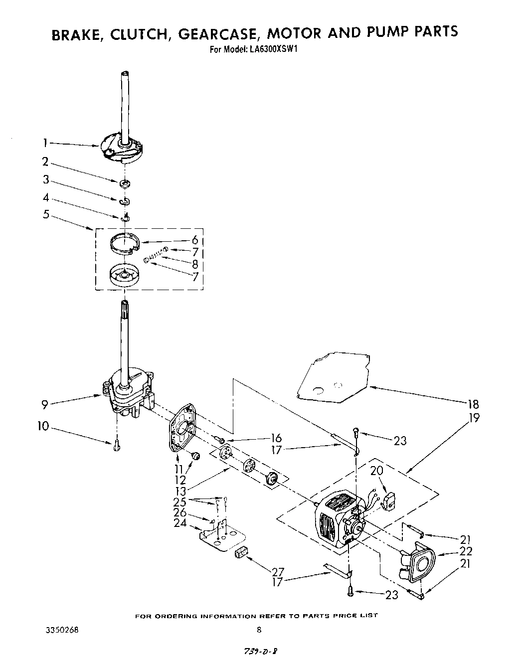 06 - BRAKE, CLUTCH, GEARCASE, MOTOR AND PUMP