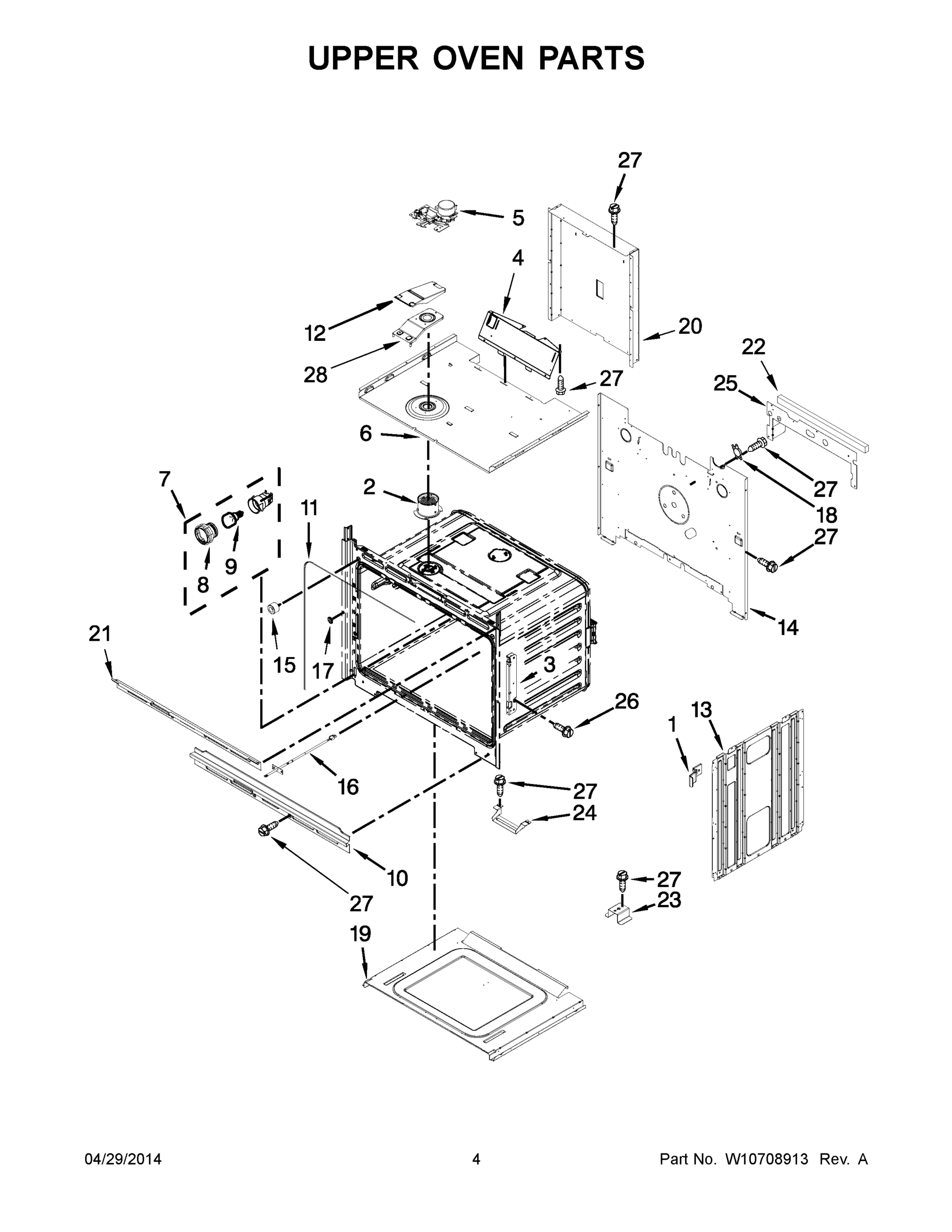 03 - UPPER OVEN PARTS