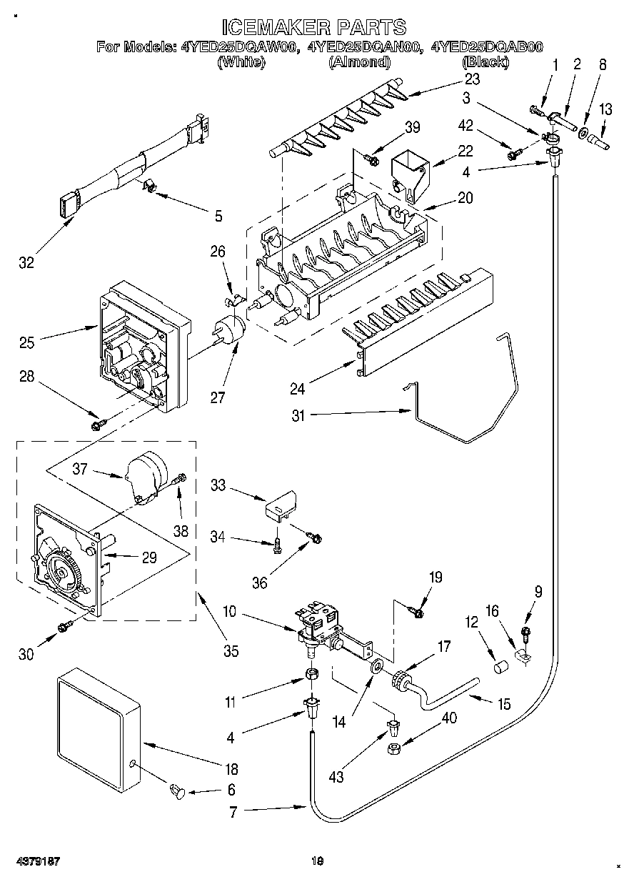 12 - ICEMAKER, LIT/OPTIONAL