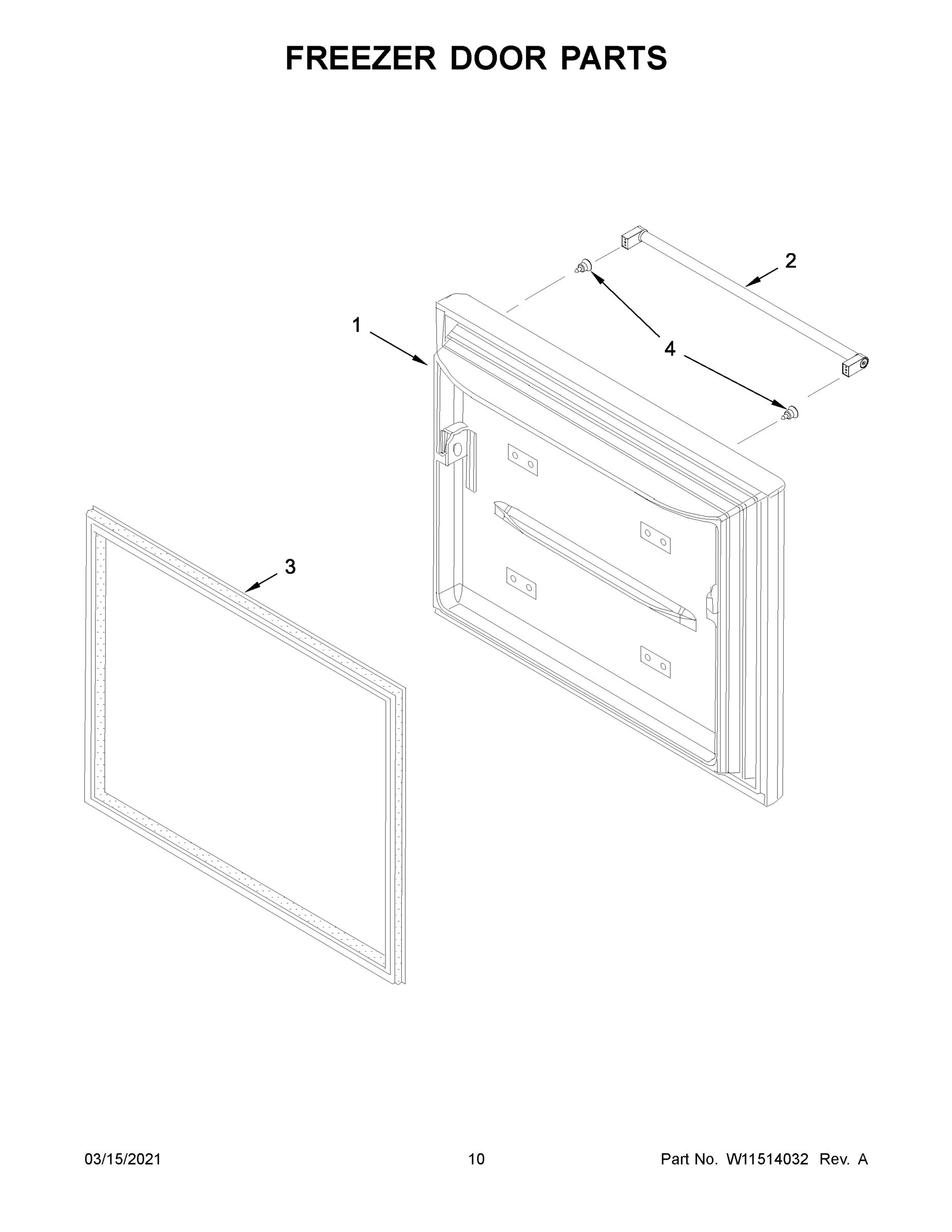 06 - FREEZER DOOR PARTS