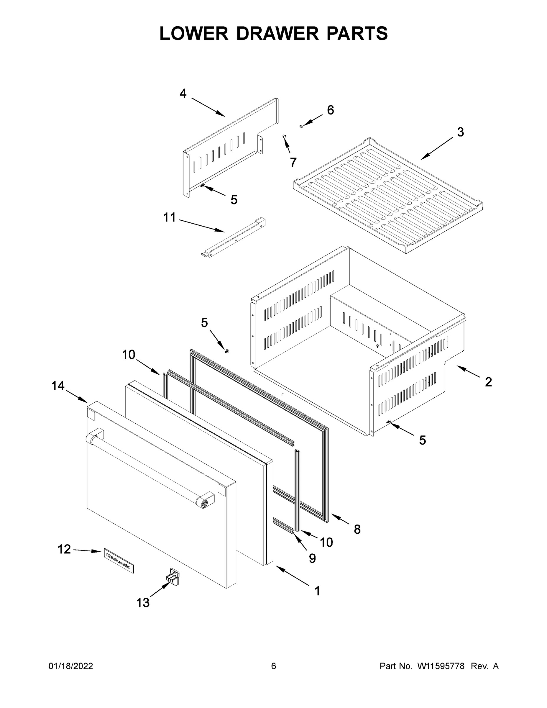04 - LOWER DRAWER PARTS
