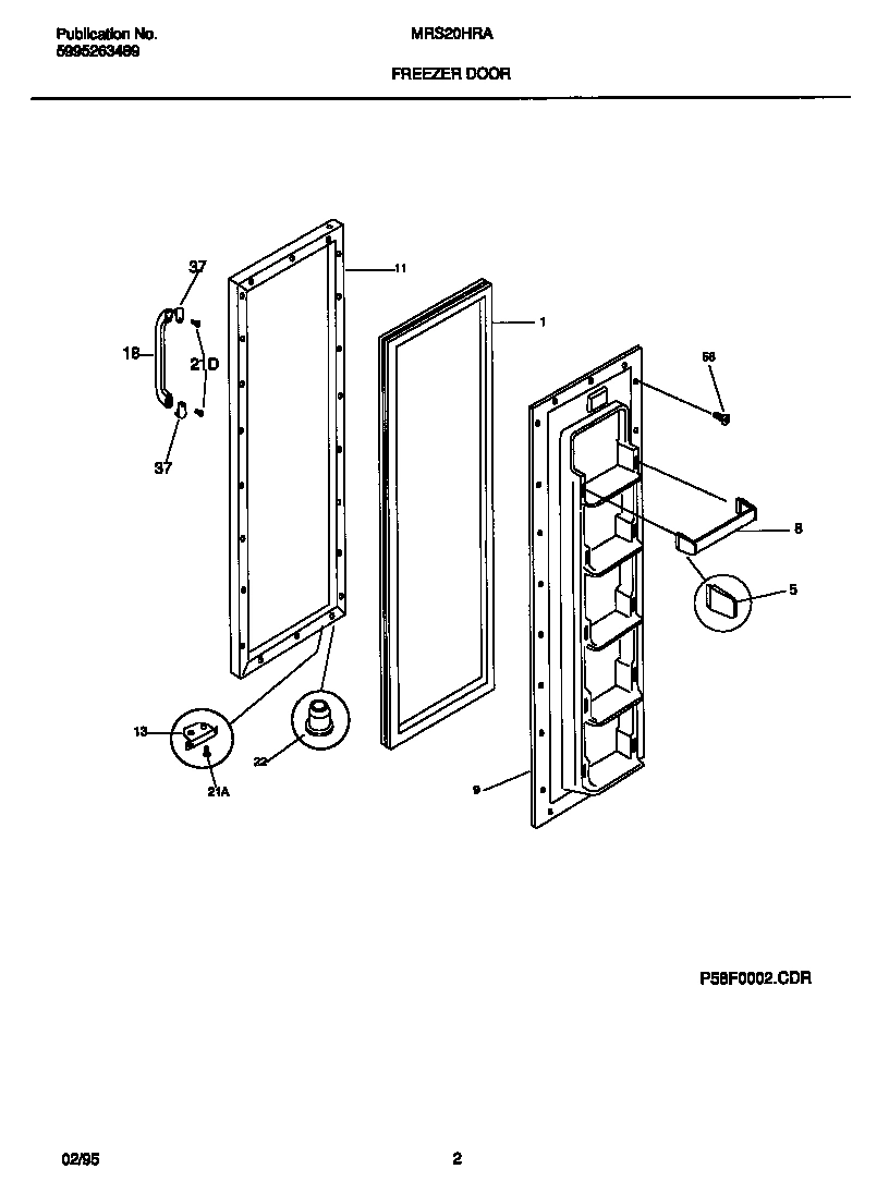 02 - FREEZER DOOR