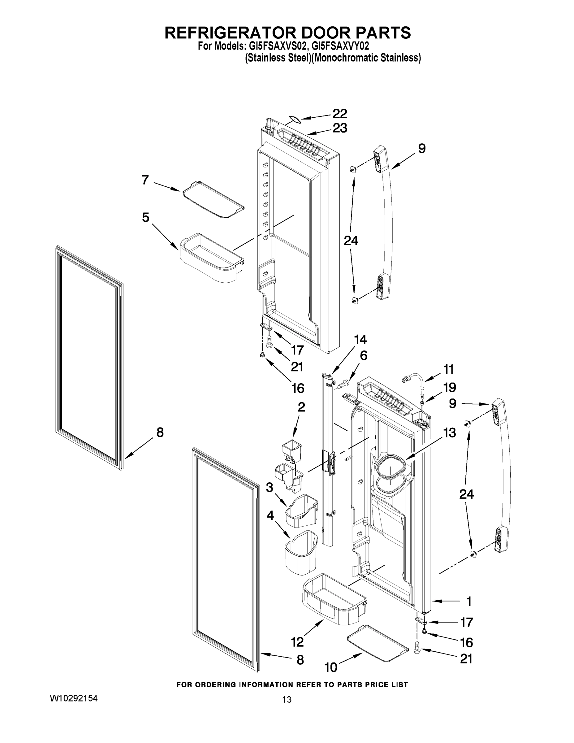 07 - REFRIGERATOR DOOR PARTS