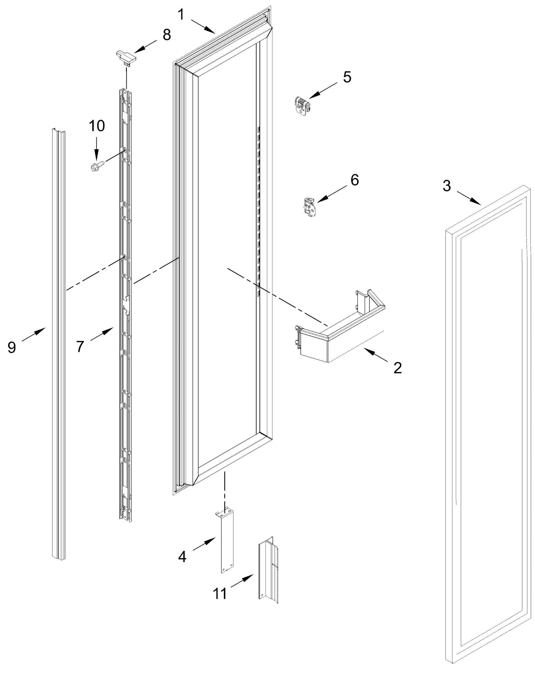 REFRIGERATOR DOOR PARTS