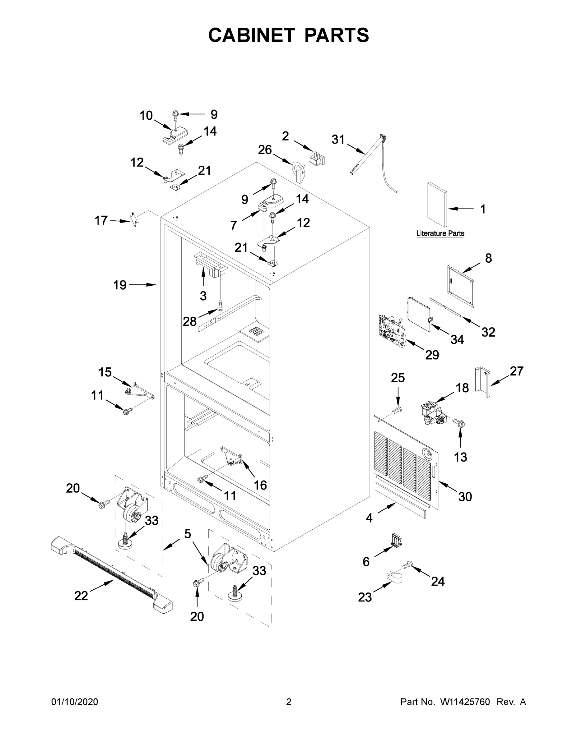02 - CABINET PARTS
