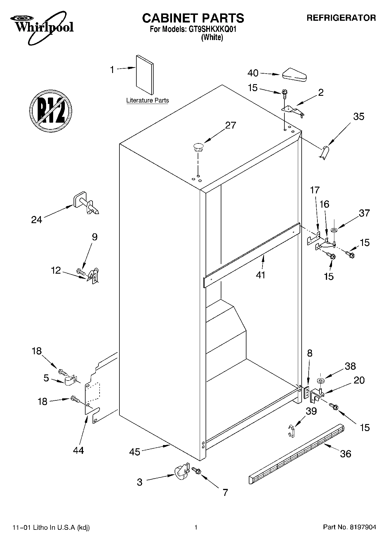 01 - CABINET, LITERATURE
