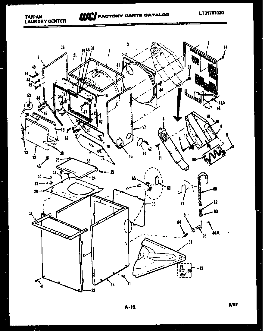 02 - CABINET PARTS AND HEATER