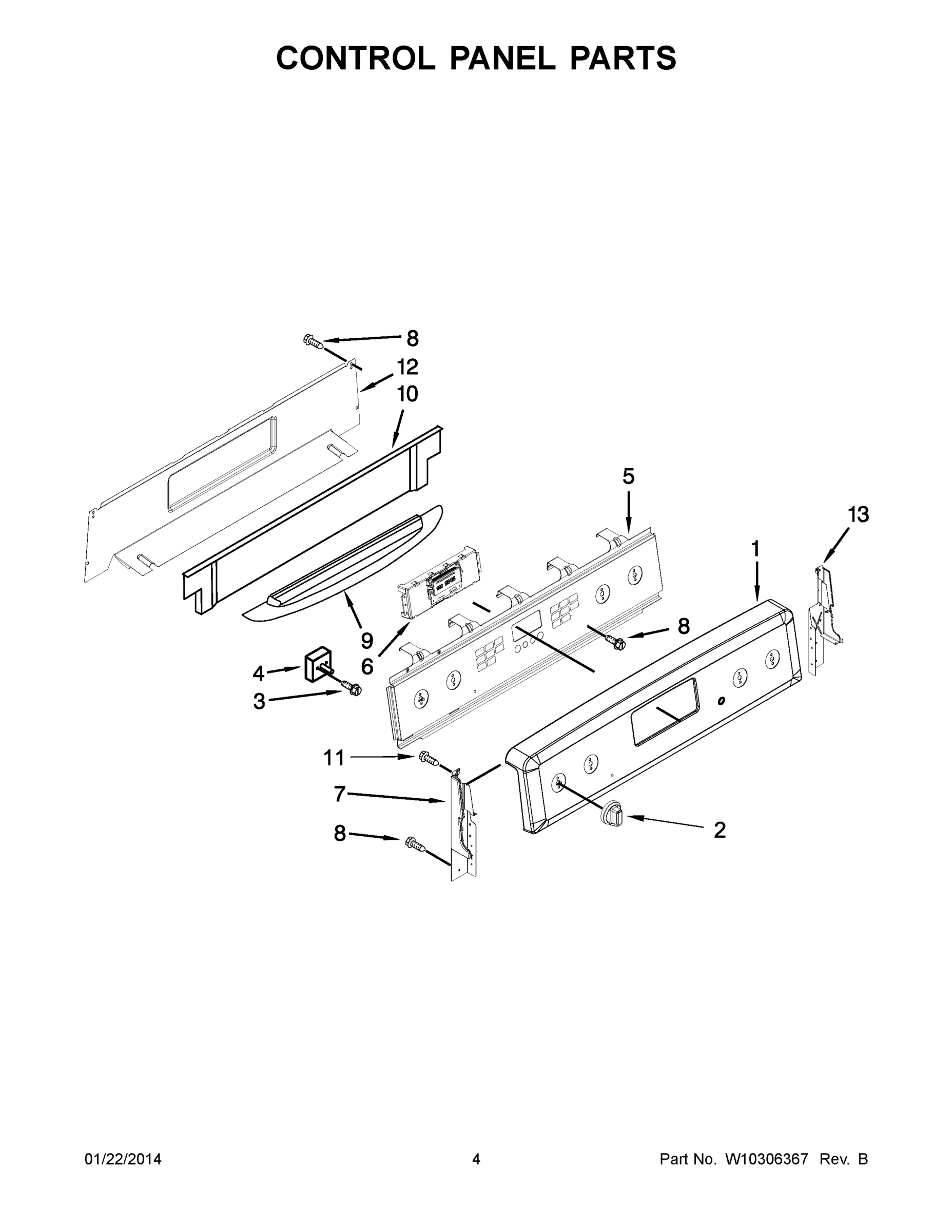 03 - CONTROL PANEL PARTS