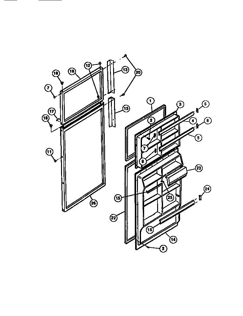 02 - FOOD AND FREEZER DOORS